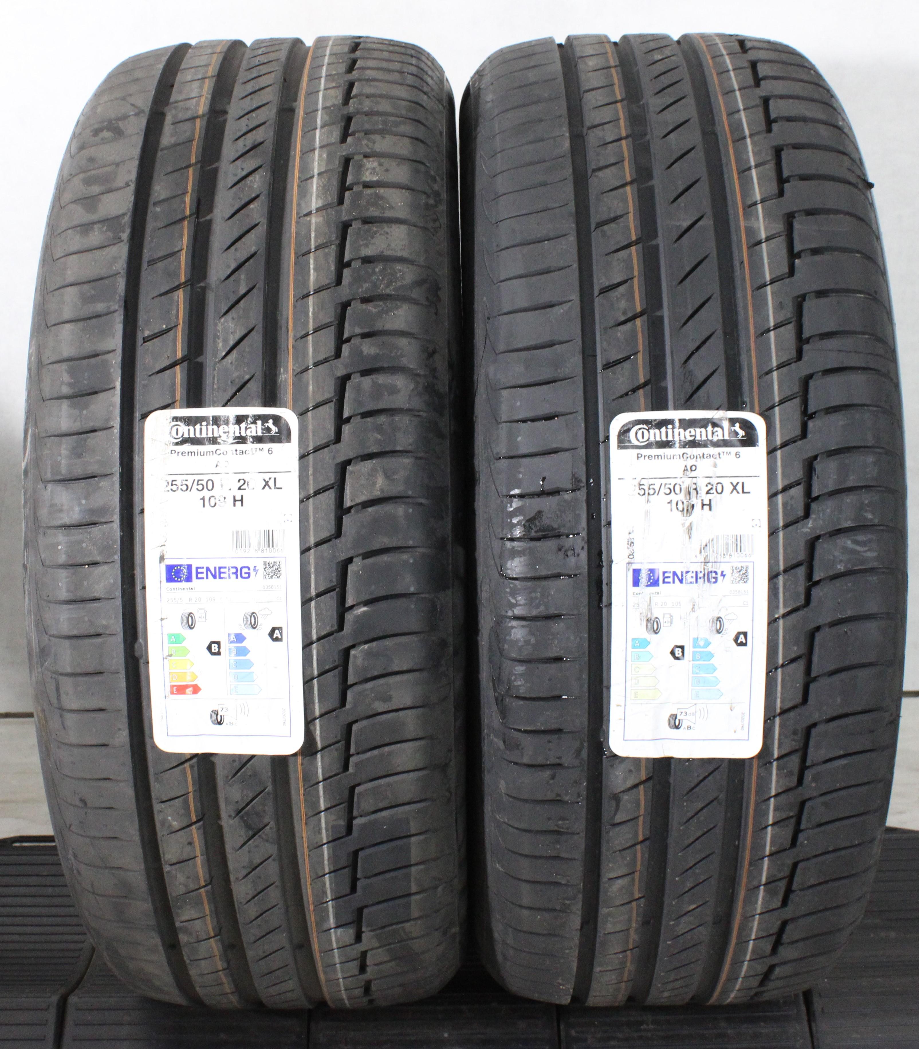 2 neumáticos de verano Continental Premium Contact 6 AO 2023, 255/50R20 109H, NUEVOS