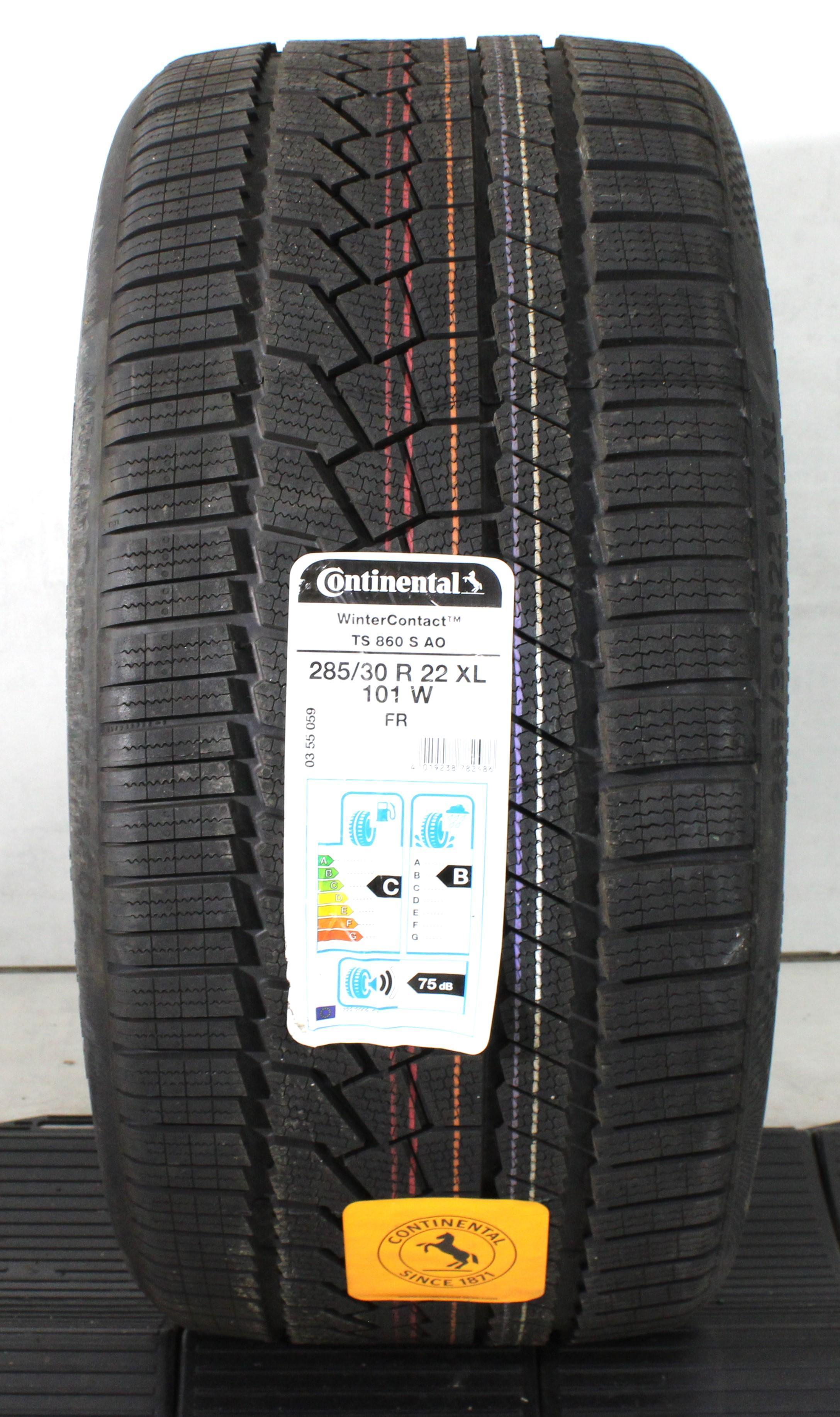 1 x 285/30R22 101W Winterreifen Continental Winter Contact TS860S AO 2019 XL