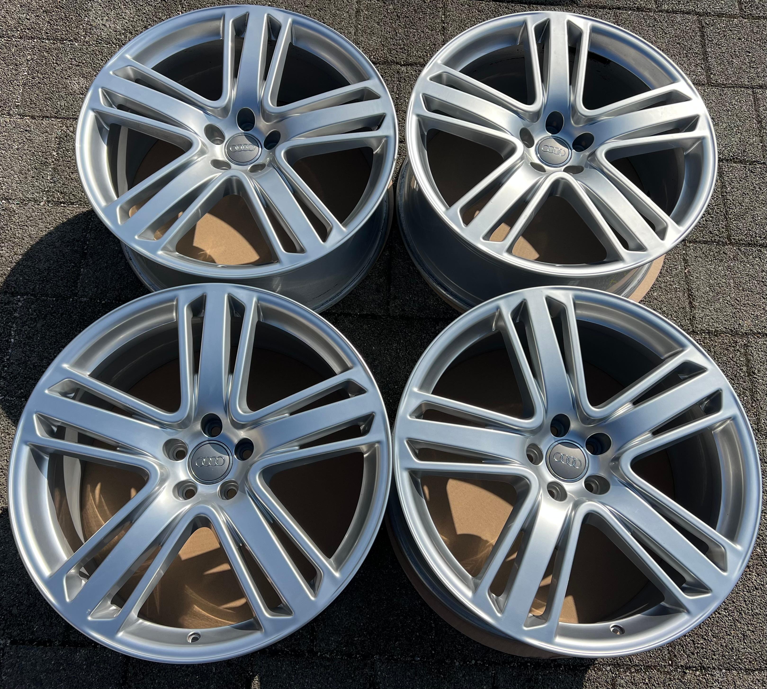 4 ORIGINAL 21" ALUFELGEN AUDI A8 4H 4H0601025AR 9x21 ET35 FREIHAUS