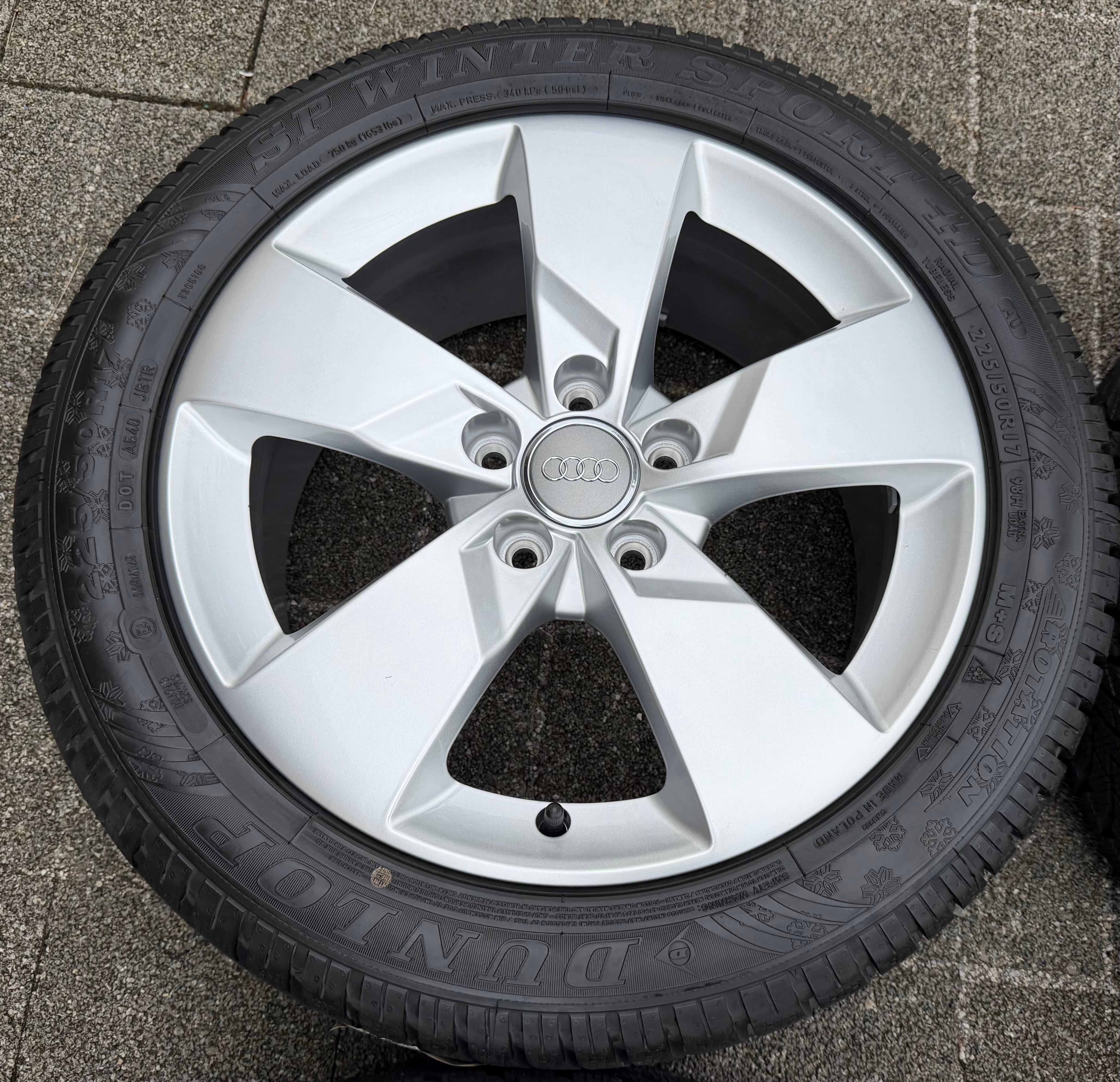 4 Orignal 17" Alu Winterräder Audi TT 8S 225/50R17 94H Dunlop 8S0601025J