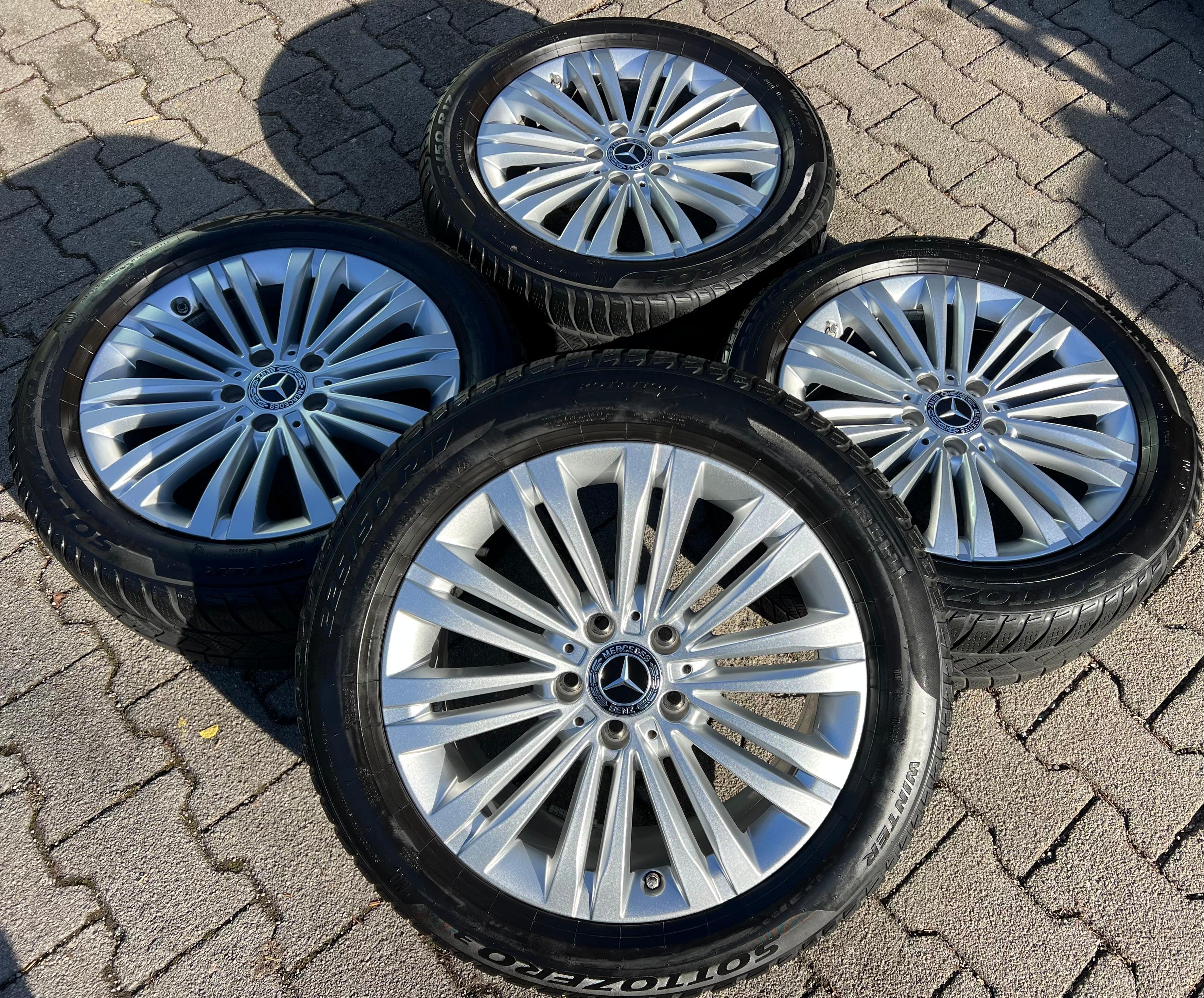 4 ORIGINAL 17" ALUFELGEN FELGEN MERCEDES C-KLASSE W206 W206K A2064014400 RDKS