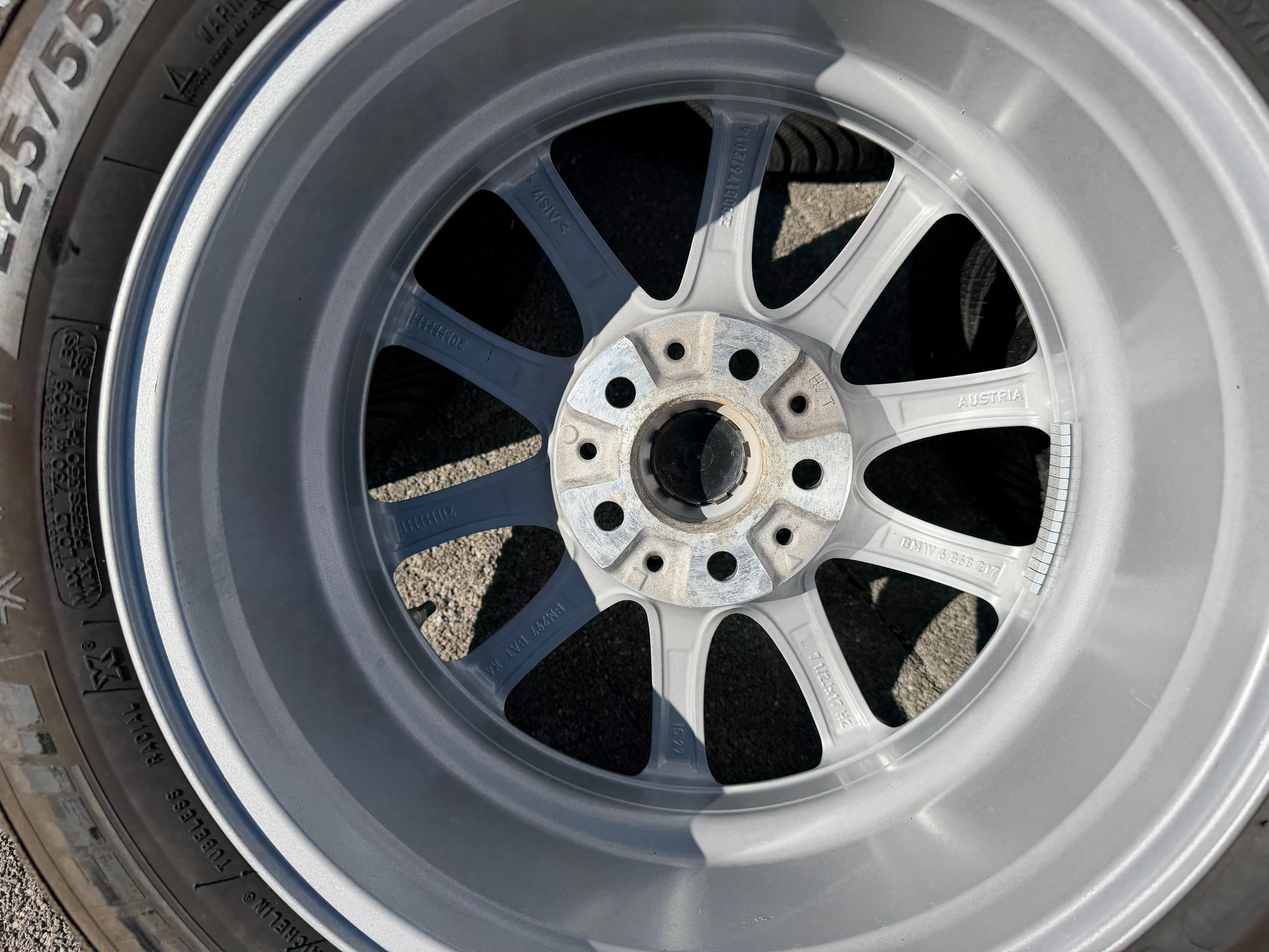 4 Original Alu 17" Winterräder BMW 5er Reihe G30 G31 225/55R17 97H Michelin RDKS