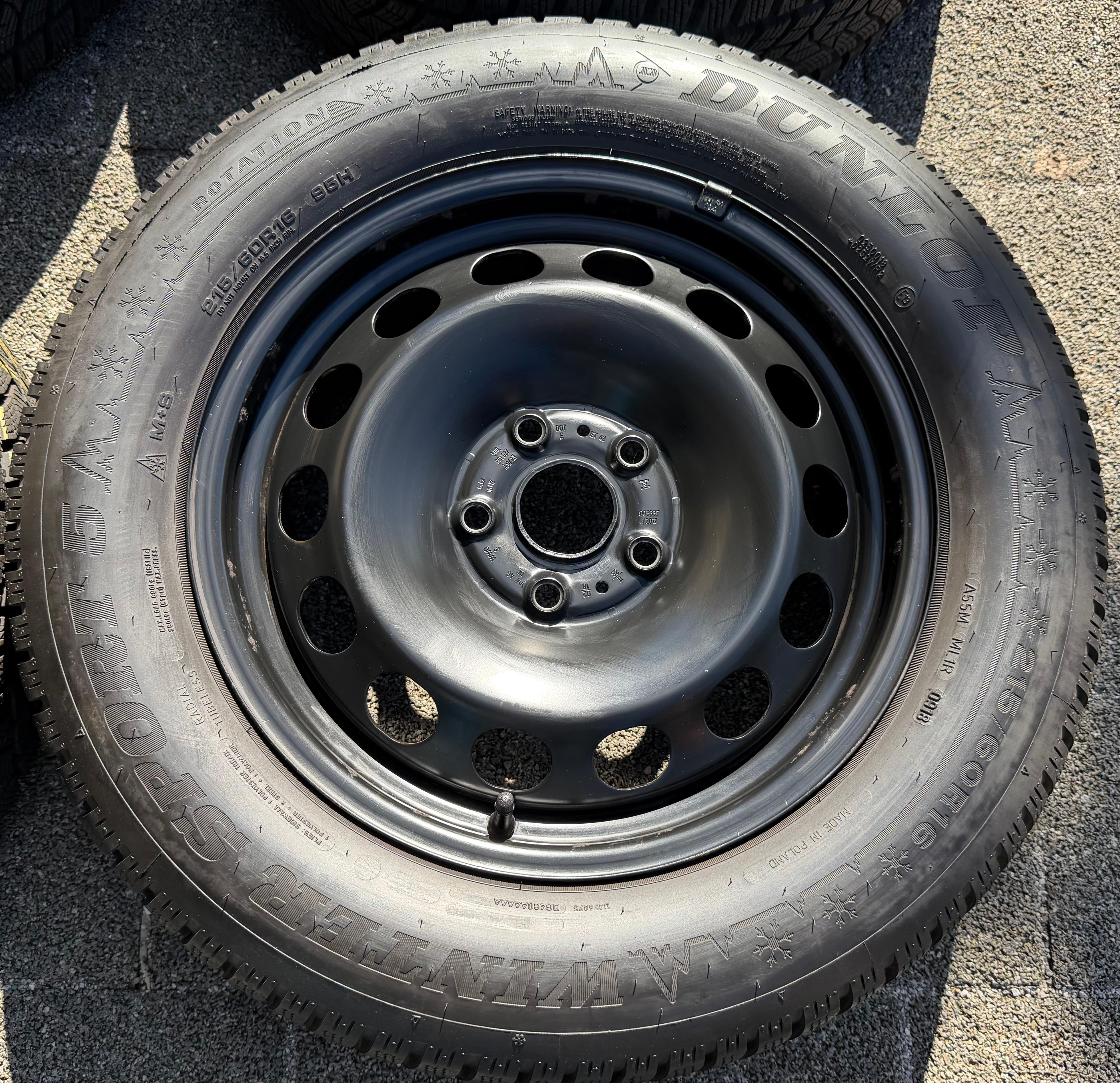 4 Winterräder VW T-Roc Skoda Karoq Seat Cupra Ateca 215/60R16 95H Dunlop