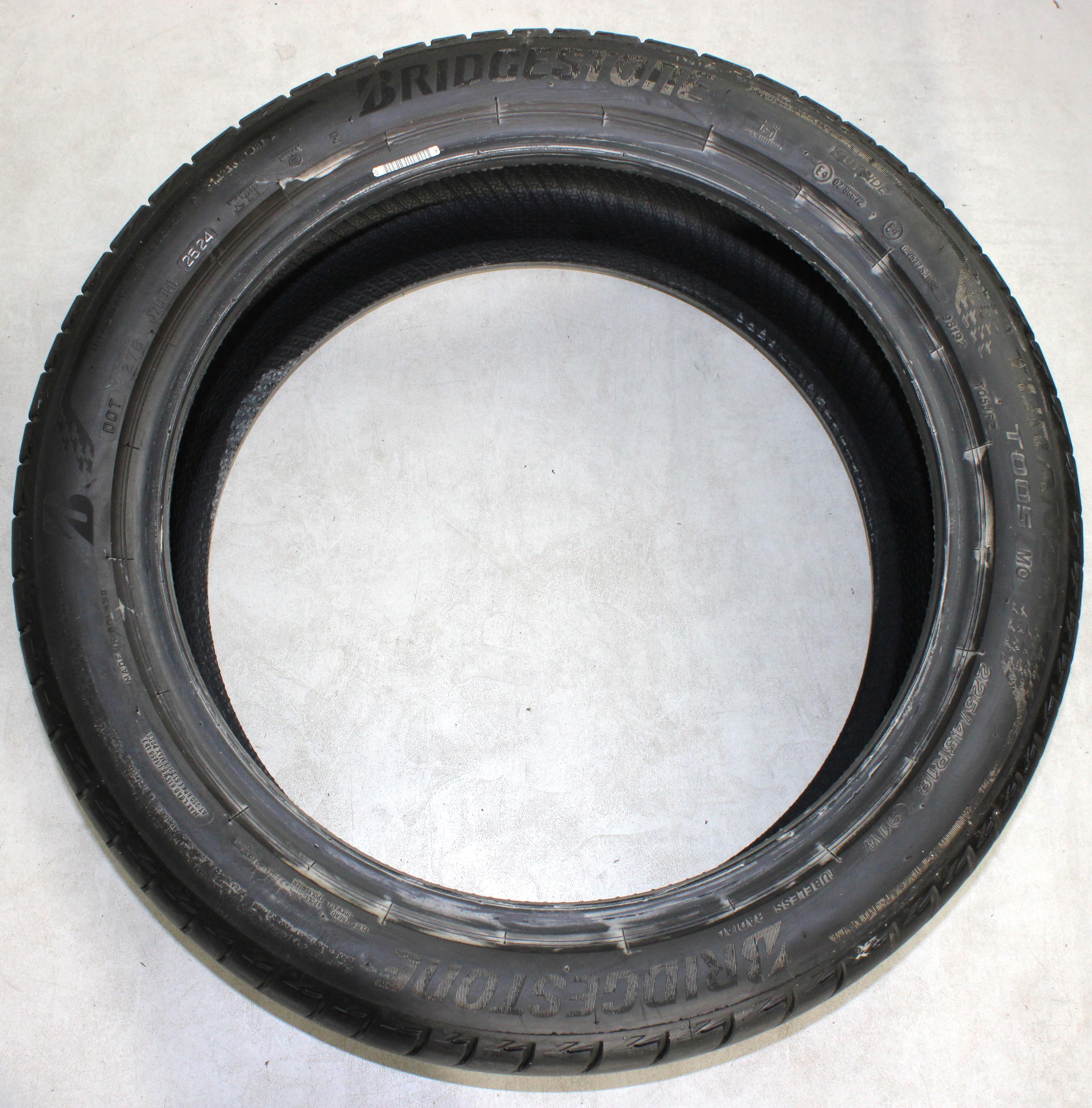 4 x 225/45R18 91W Sommerreifen Bridgestone Turanza T005 MO  6-6,5mm 2024