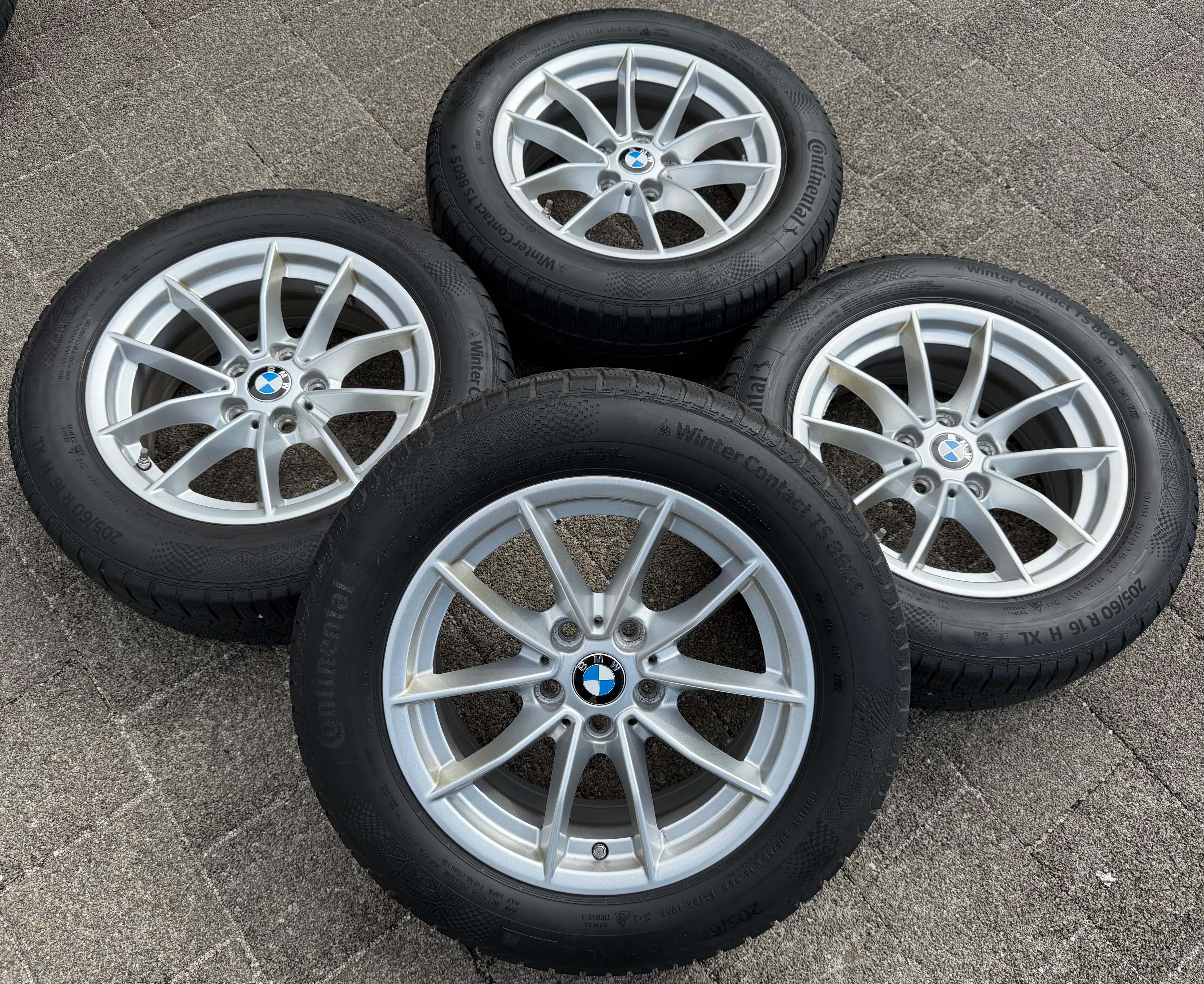 4 Original 16" Alu Winterräder BMW 3er Reihe G20 G21 205/60R16 96H RDKS 2022