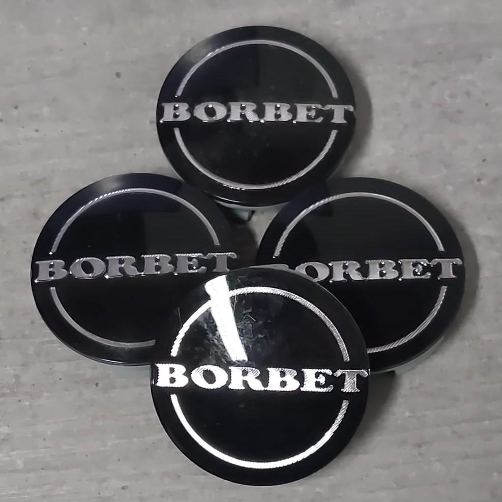 4x NABENDECKEL BORBET 55mm 74404 FREIHAUS