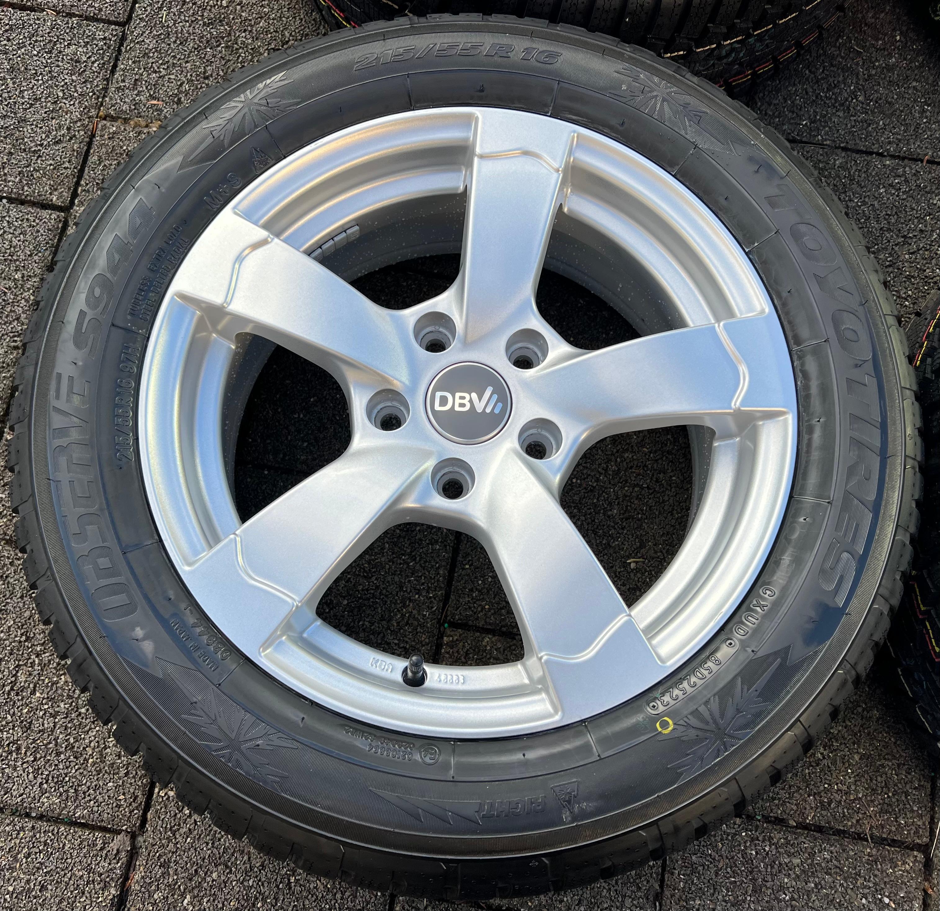 4 ALU WINTERRÄDER AUDI A4 8E SKODA YETI 5L VW PASSAT 3C EOS SHARAN 215/55R16 97H