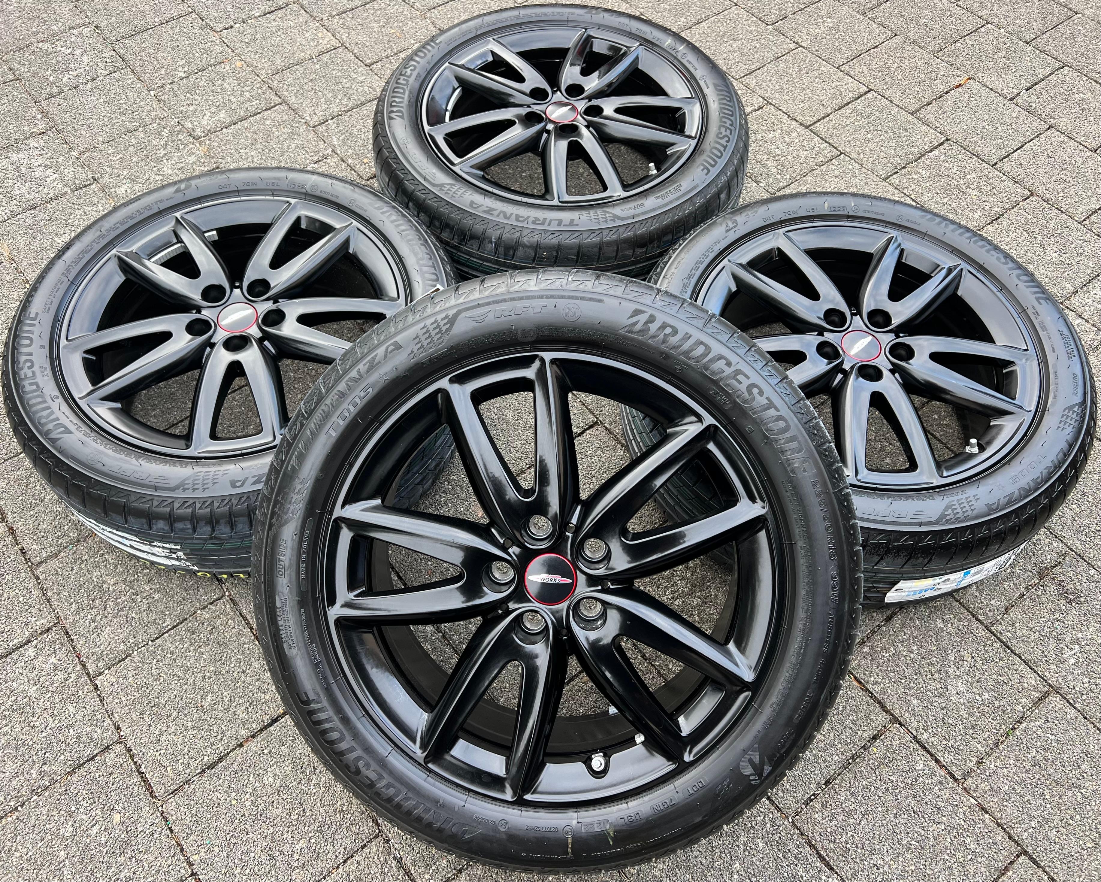 4 LLANTAS ORIGINALES DE VERANO DE ALUMINIO 18" MINI F60 6888851 225/50R18 99W RDKS ENTREGA GRATUITA