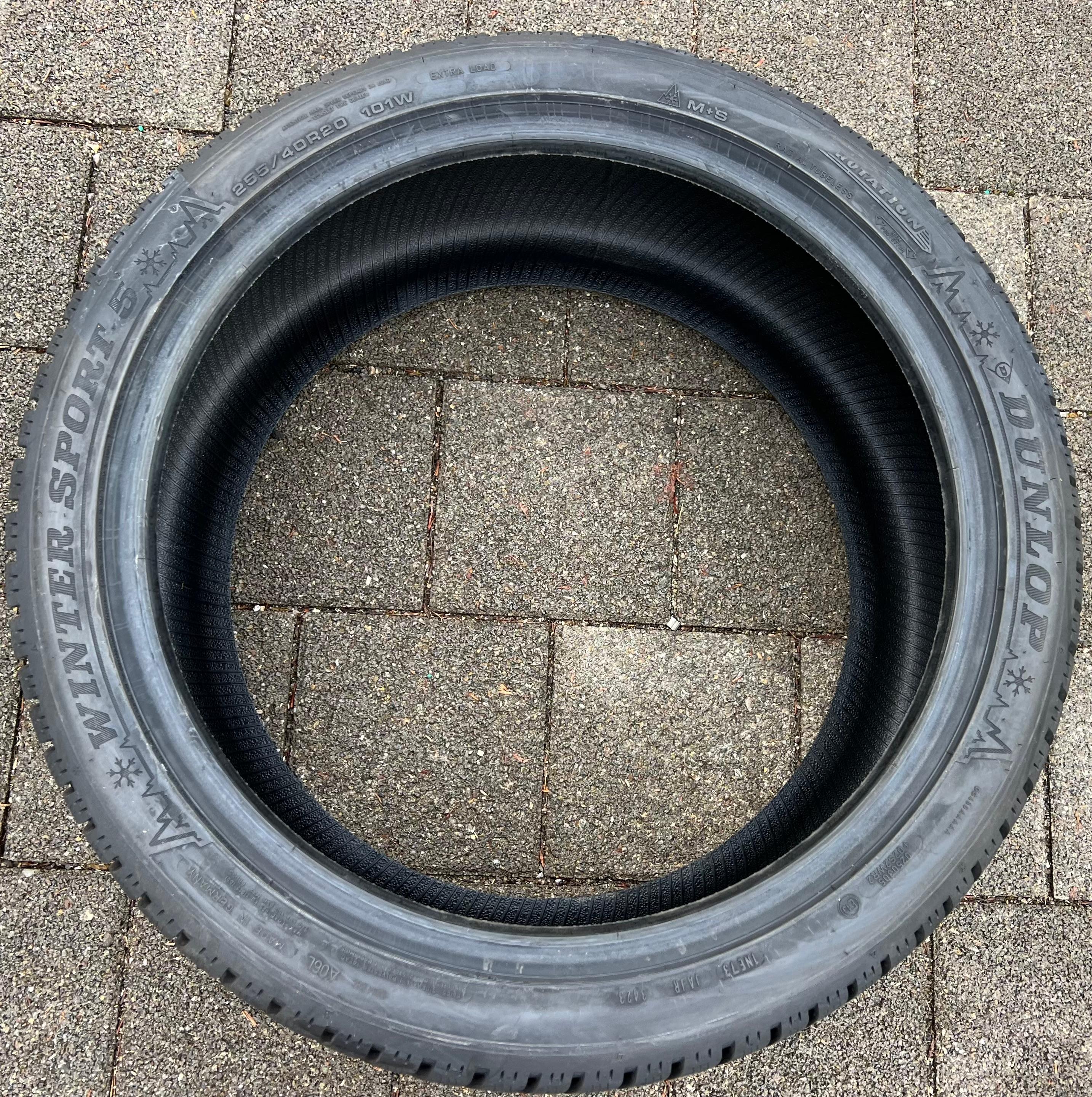 2 x 255/40R20 101W neumáticos de invierno Dunlop Winter Sport 5 2023 NUEVO Entrega gratuita
