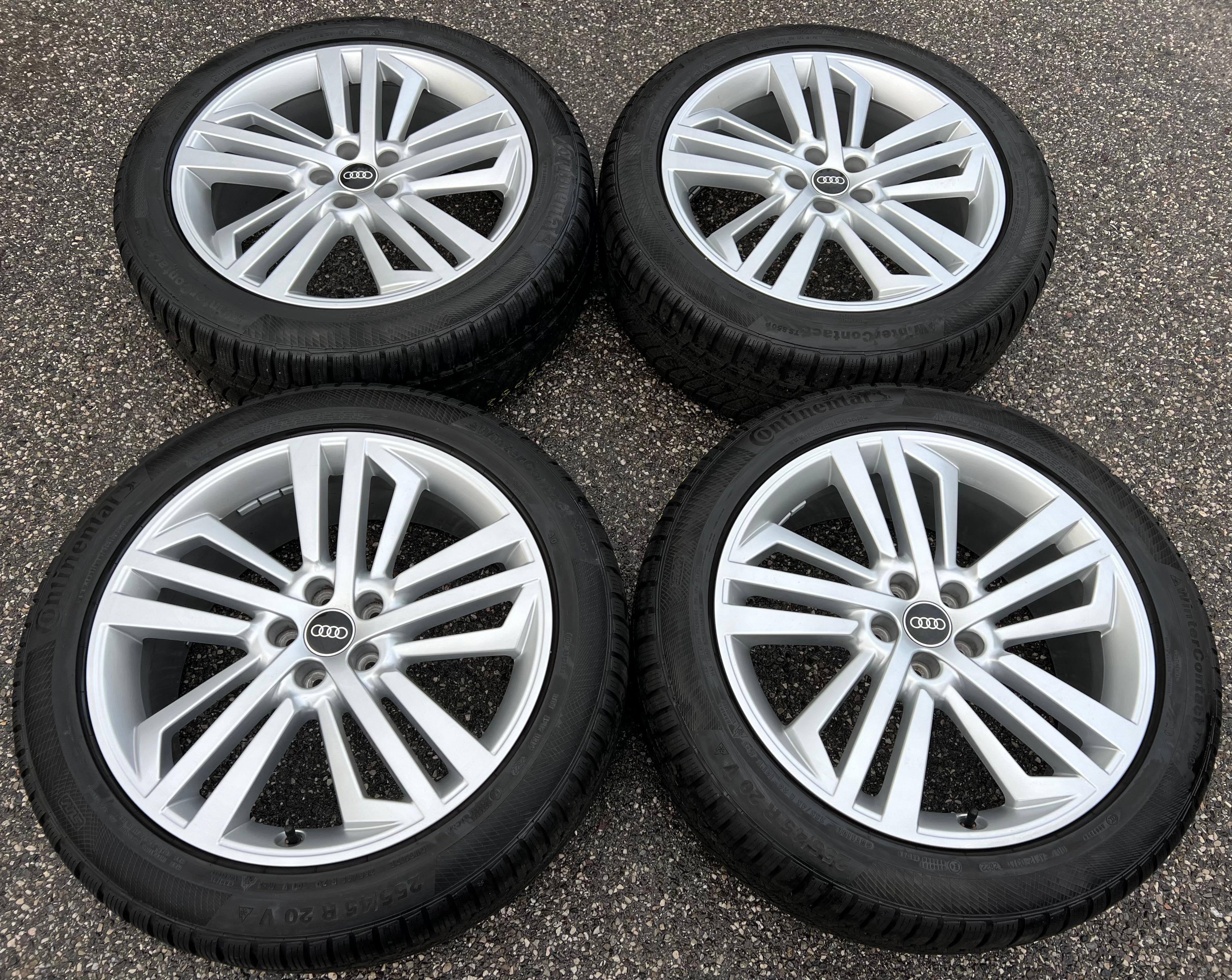 4 ORIGINAL 20" ALU WINTERRÄDER AUDI Q5 SQ5 FY 80A601025L 255/45R20 101V DOT 2022