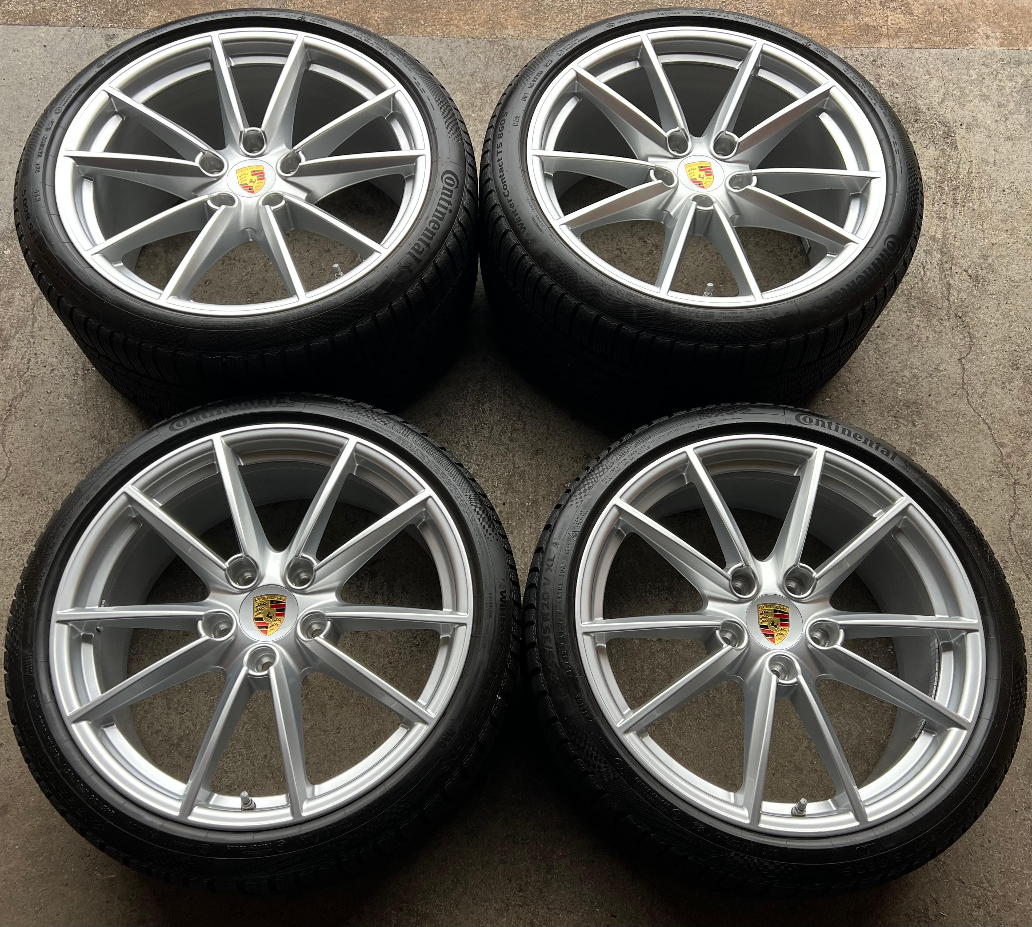 4 ORIGINAL 20" 21" ALU WINTERRÄDER PORSCHE 911 992 992601025C 992601025D 2024 RDKS