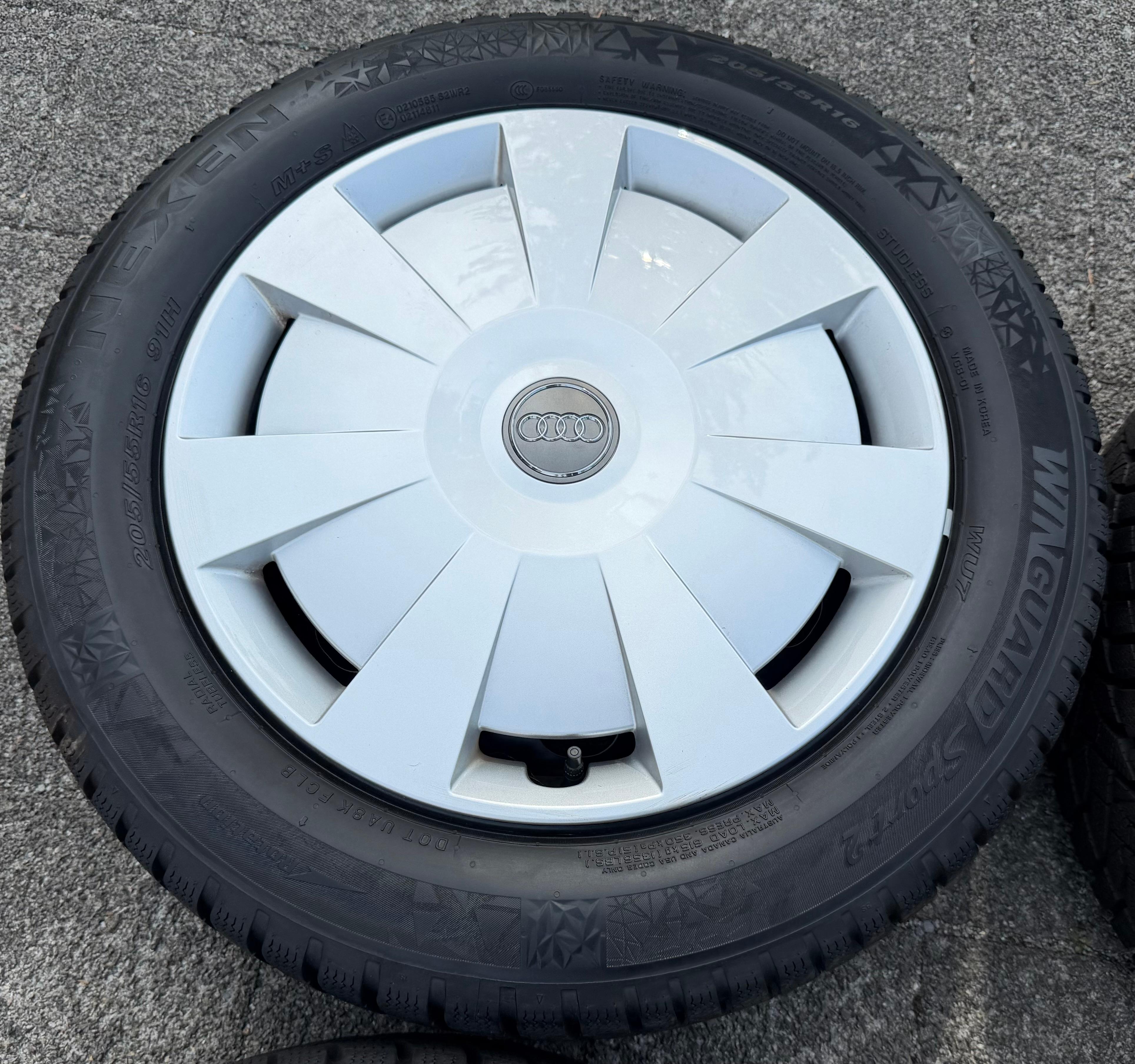 4 Winterräder Audi A3 8V Sportback Cabrio  205/55R16 91H Nexen 8V0601027A 2023