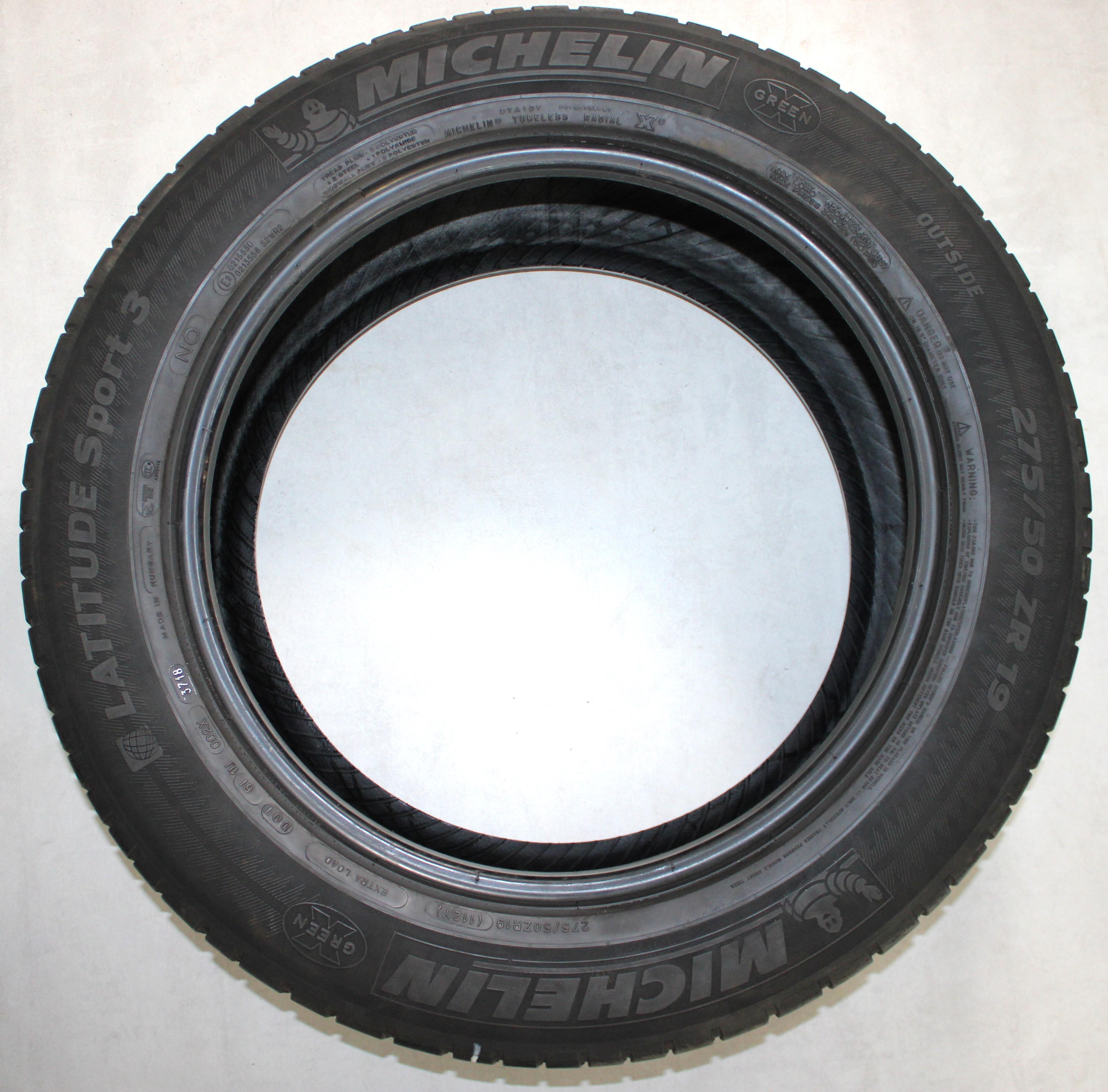 2 x 275/50R19 112Y Sommerreifen Michelin Latitude Sport 3 6mm 2018 N0