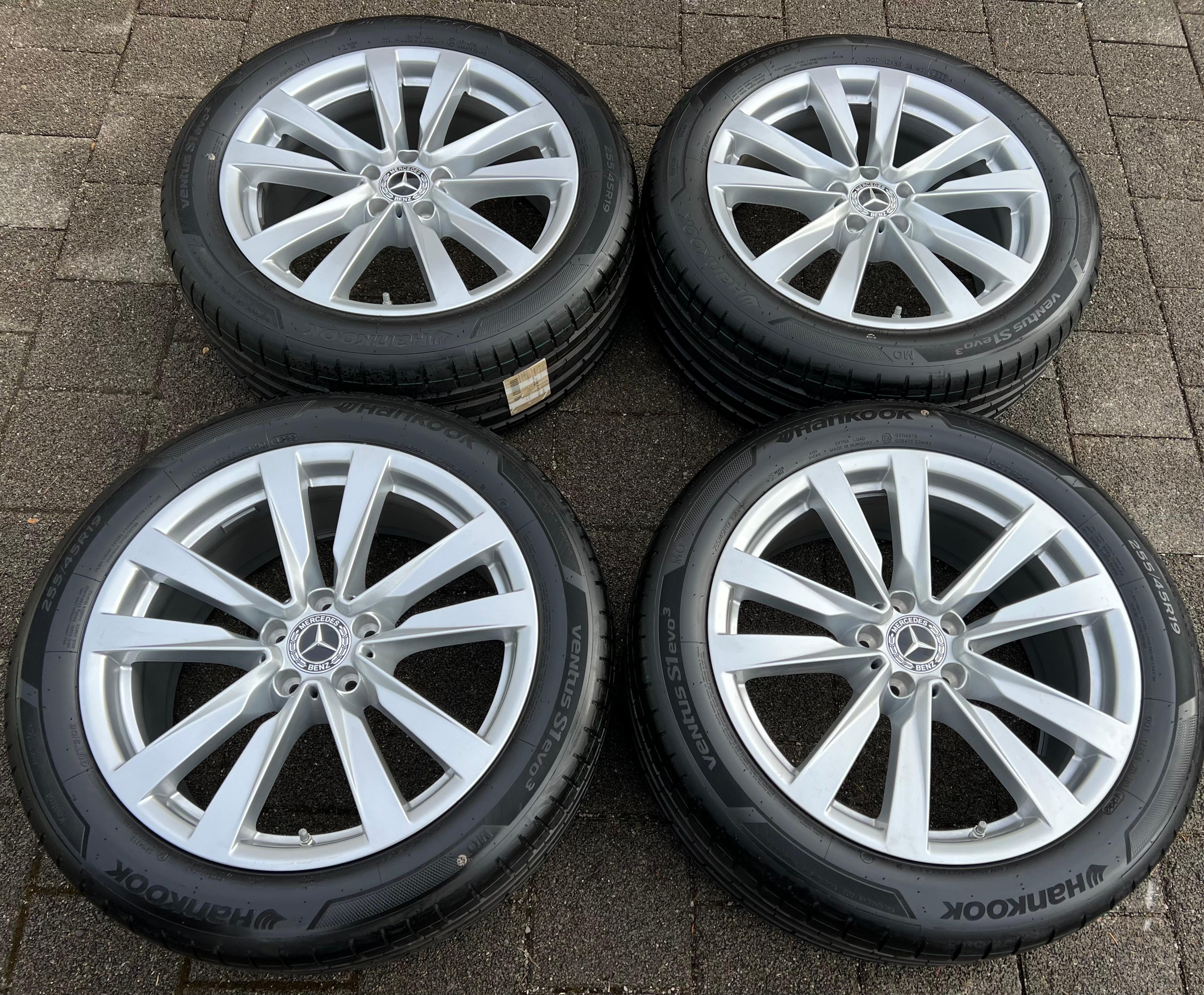 4 ROUES D'ÉTÉ ORIGINALES 19" EN ALUMINIUM MERCEDES BENZ CLASSE S W223 A2234013100 FRANCO DE PORT