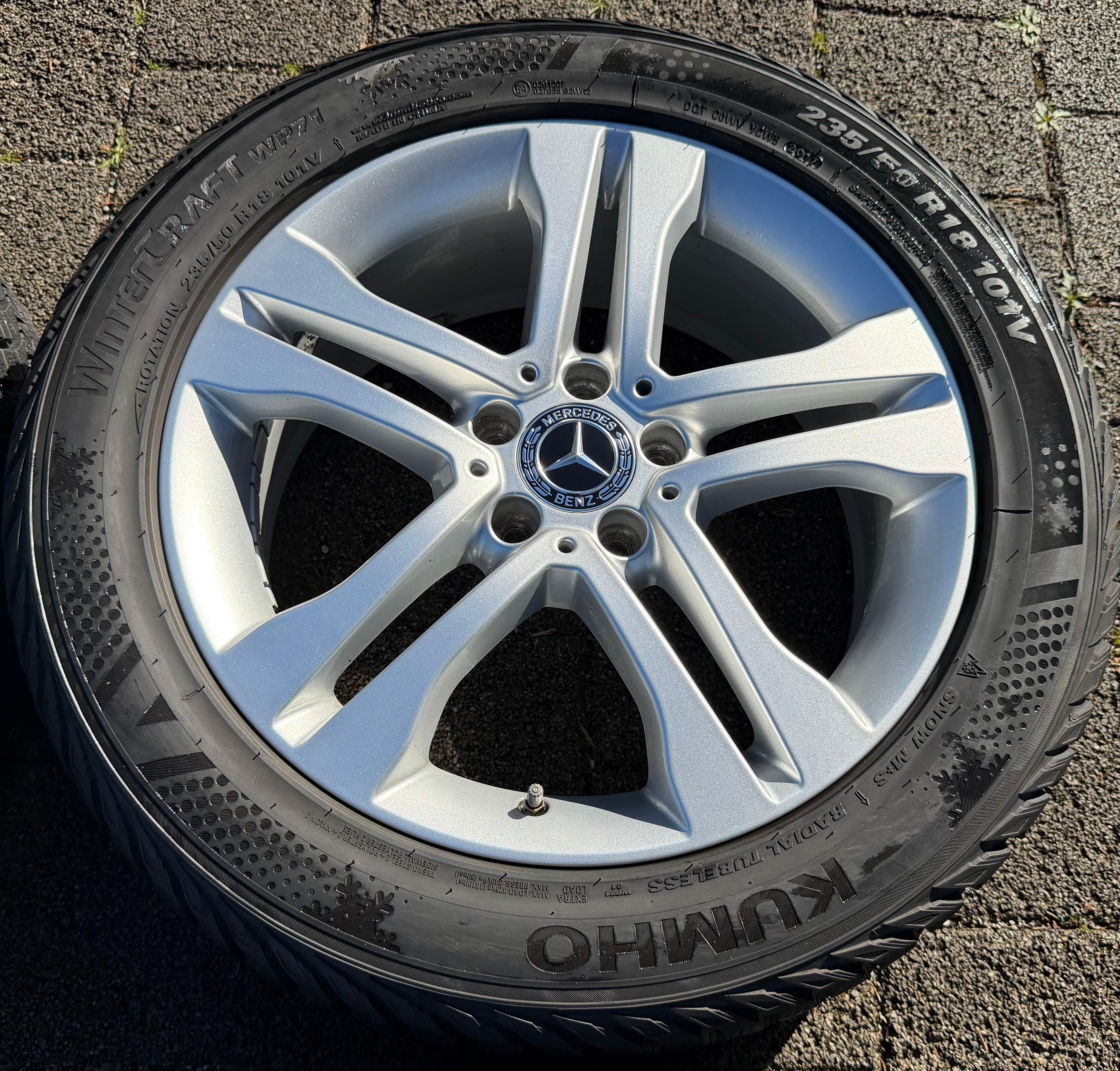 4 ORIGINAL 18" ALUFELGEN MERCEDES GLA X156 A1564010102 7x18 ET46 RDKS