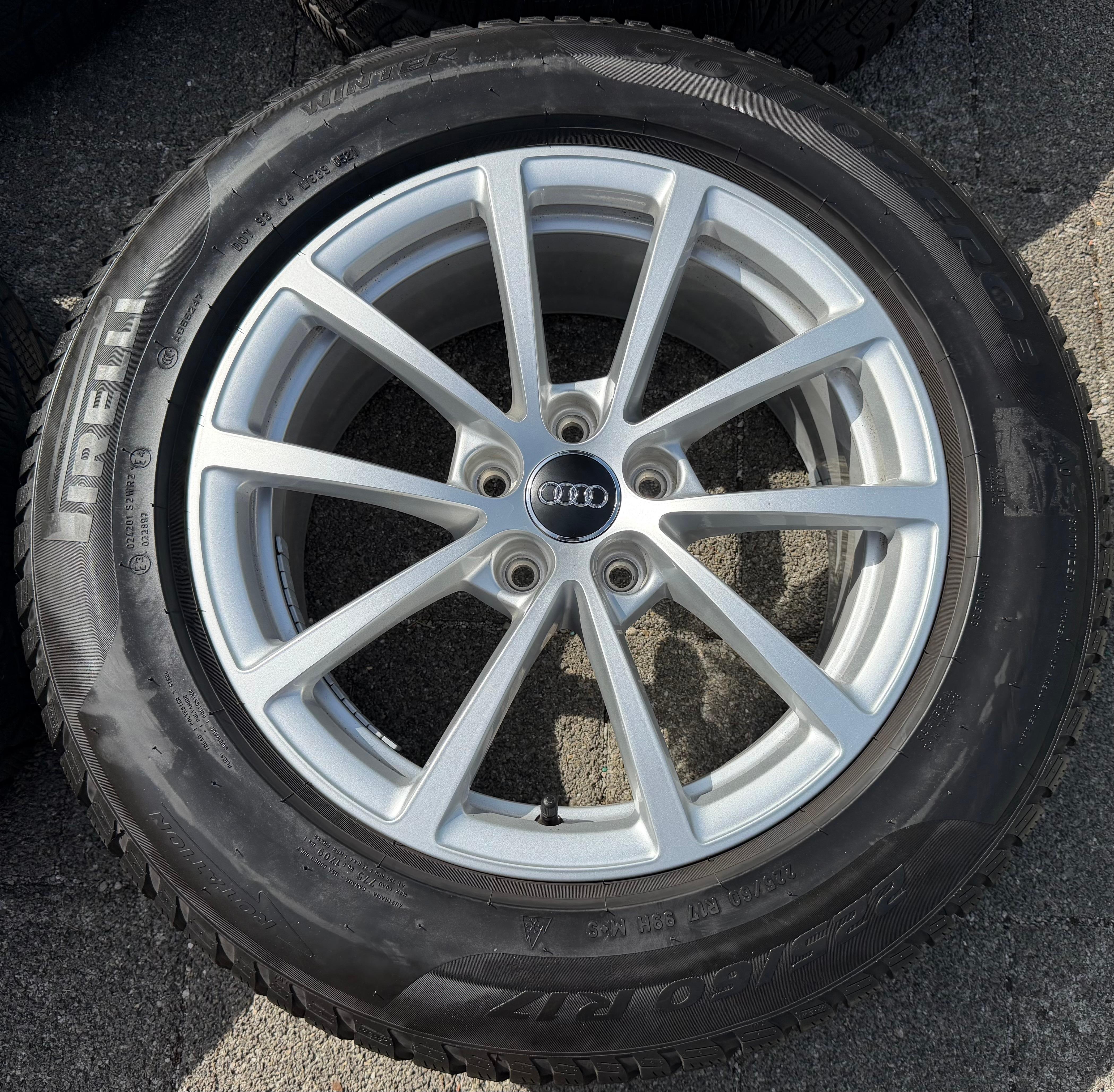 4 Original 17" Alu Winterräder Audi A6 4K C8 F2 225/60R17 99H 4K0601025 2021