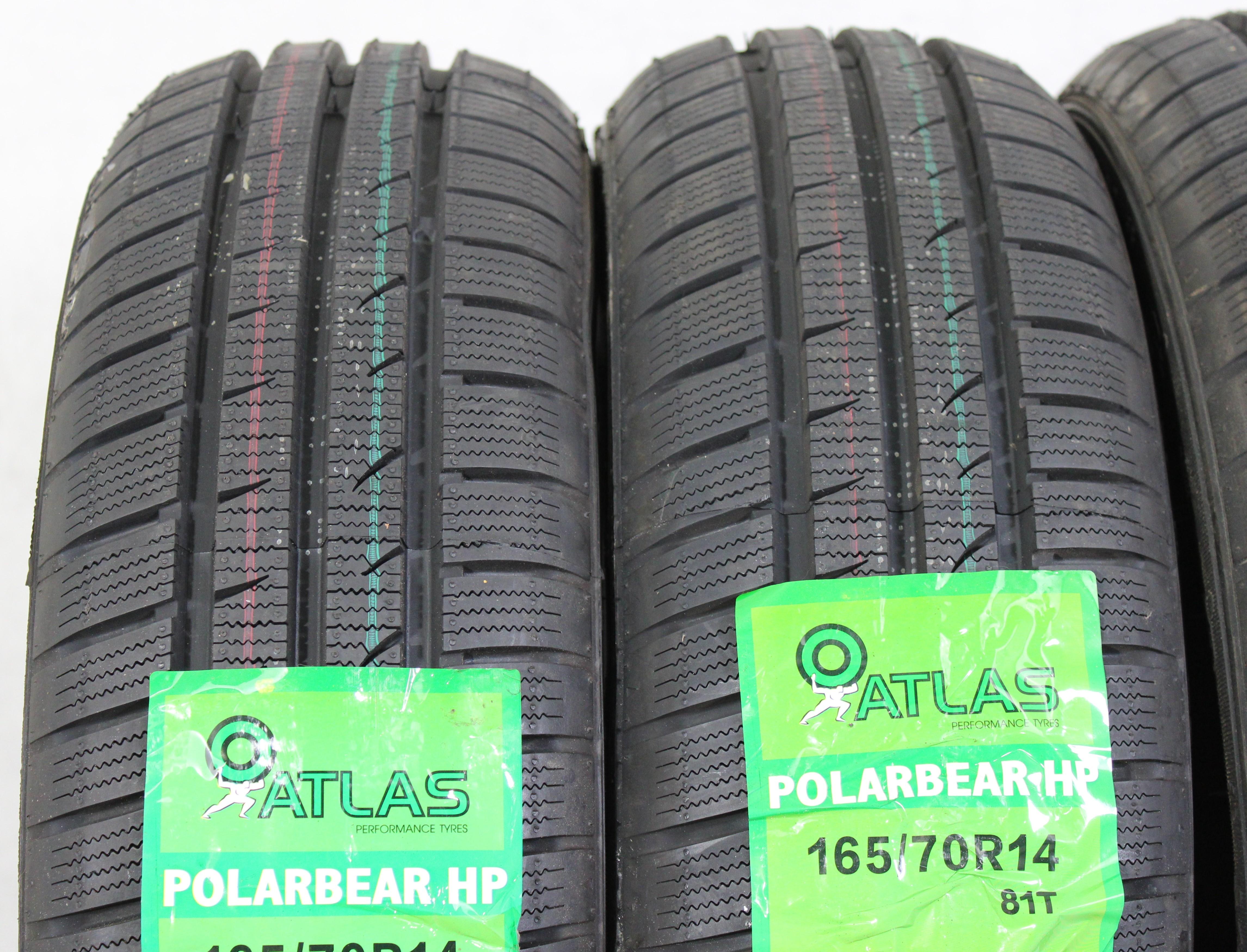 4 x 165/70R14 81T Winterreifen Atlas Polarbear HP  2021