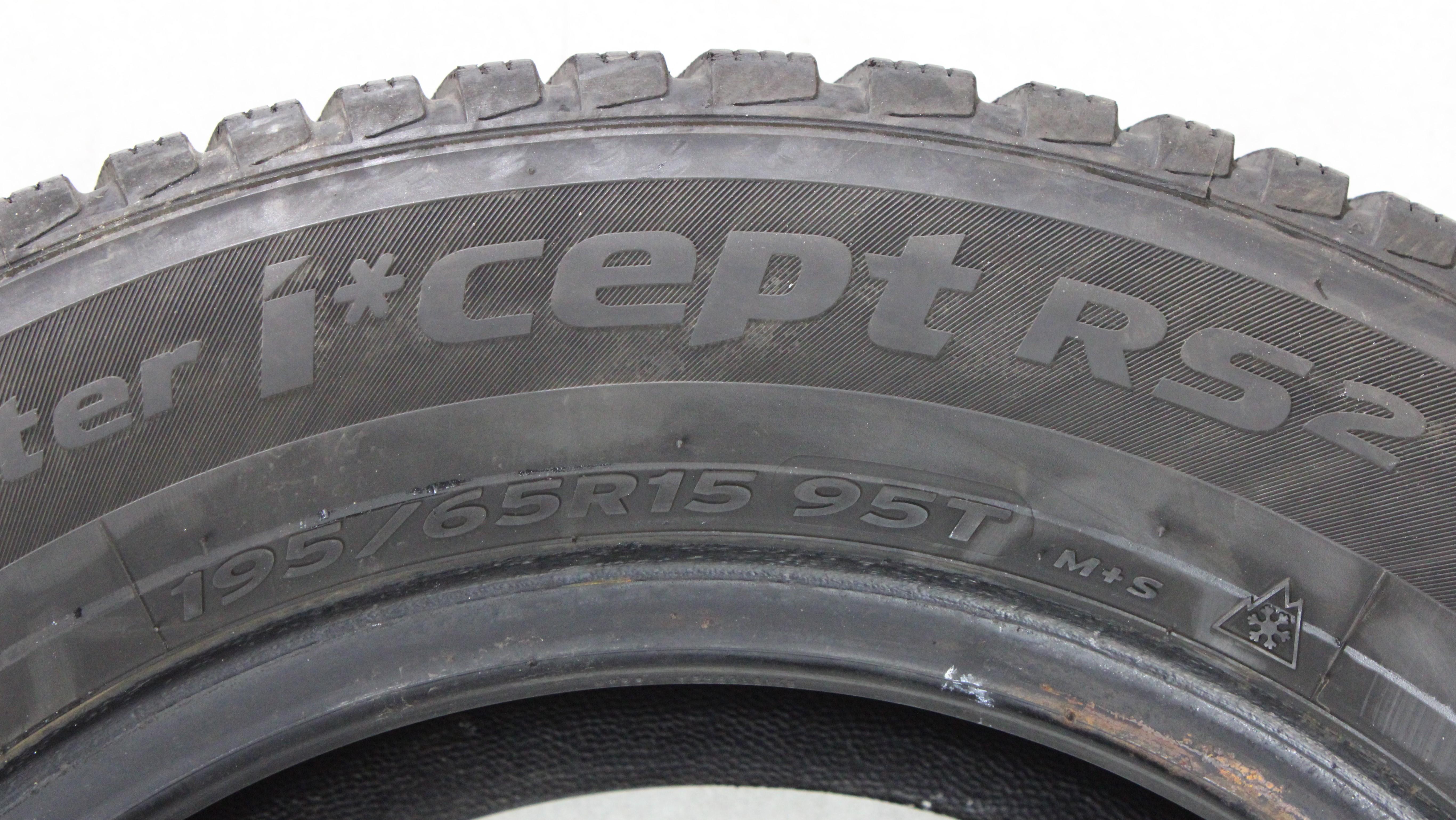 2 x 195/65R15 95T Winterreifen Hankook Winter I*Cept RS2 6-6,5mm 2021