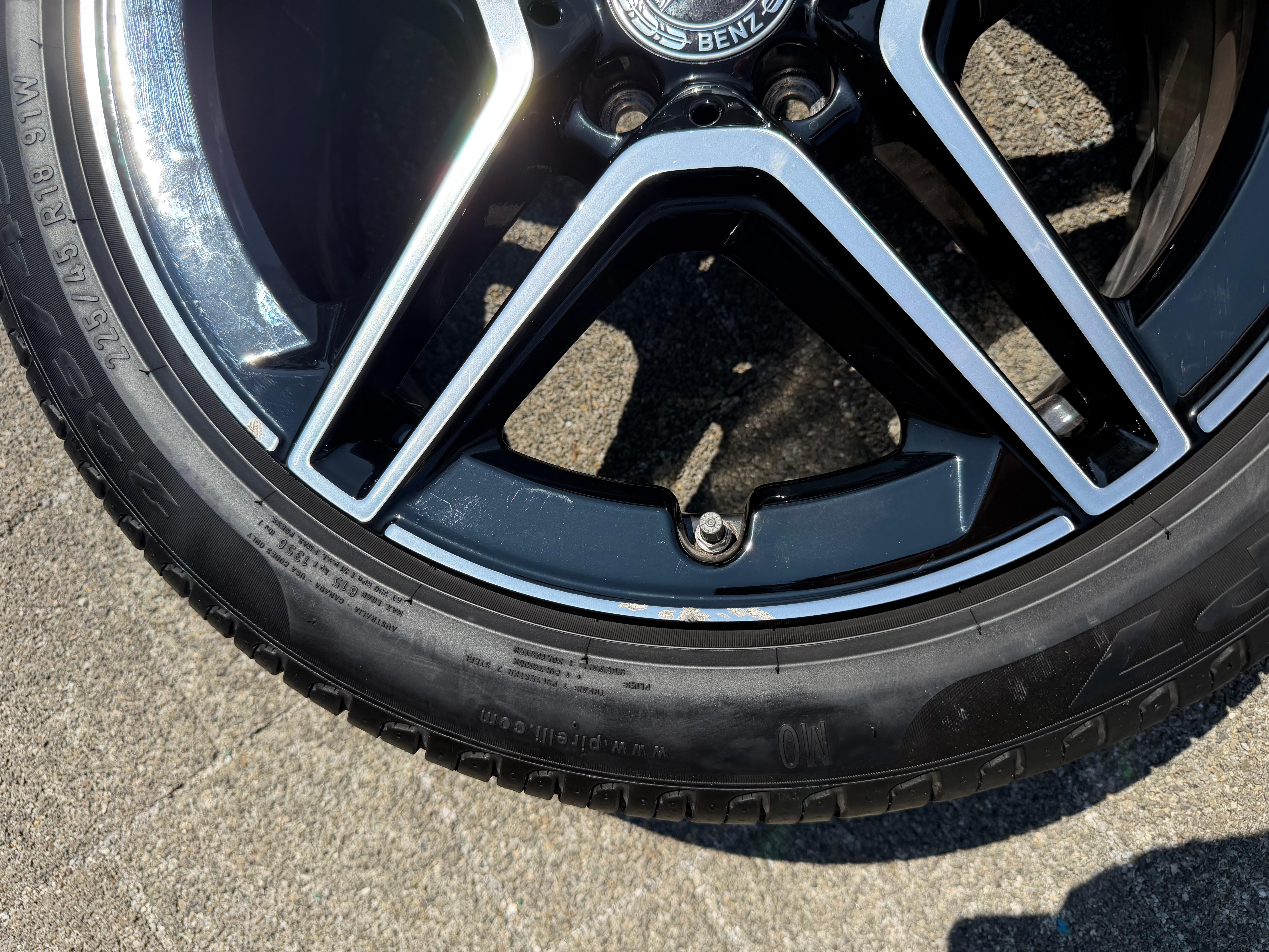 4 ORIGINAL 18" ALU SOMMERRÄDER AMG MERCEDES A-KLASSE W177 B-KLASSE W247 CLA W118 FREIHAUS