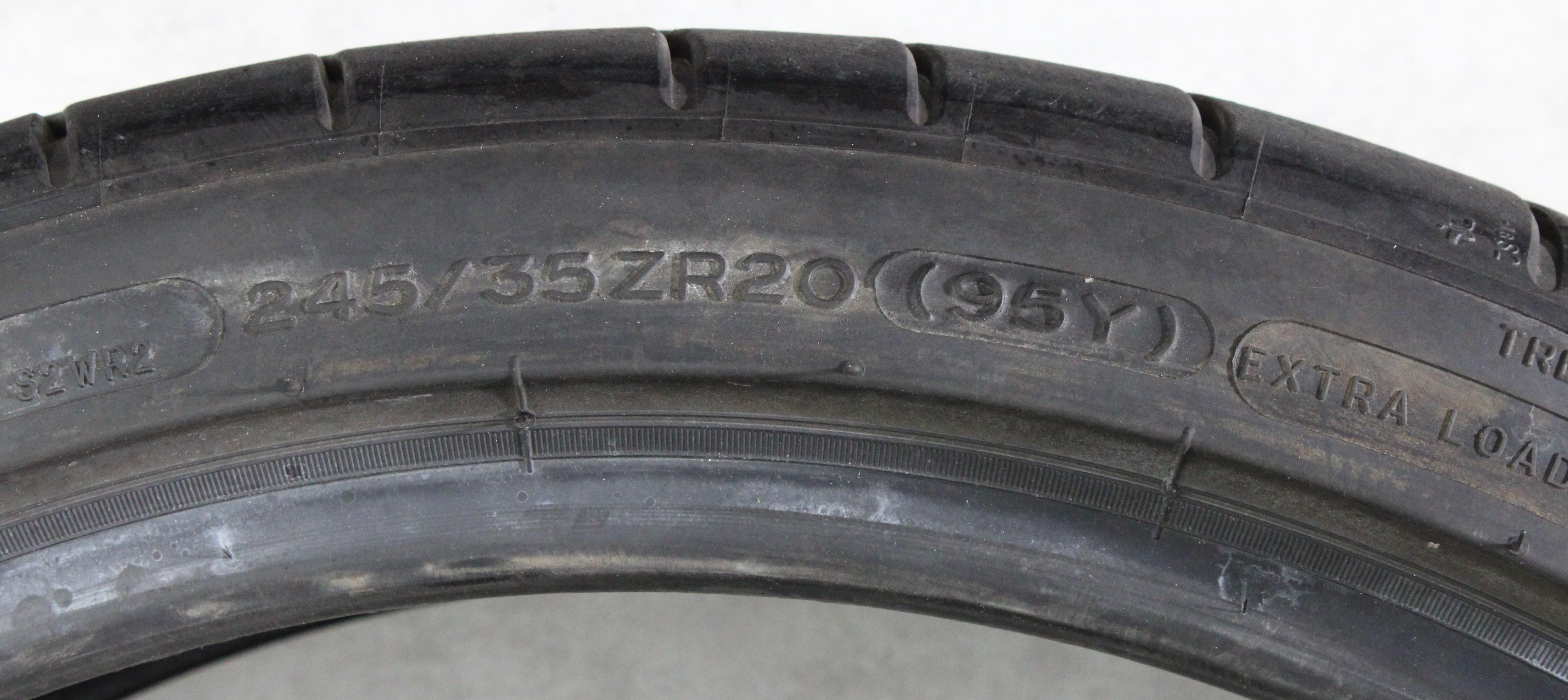 2 x 245/35R20 95Y Sommerreifen Michelin Pilot Super Sport K3 5,5-6mm 2022 XL