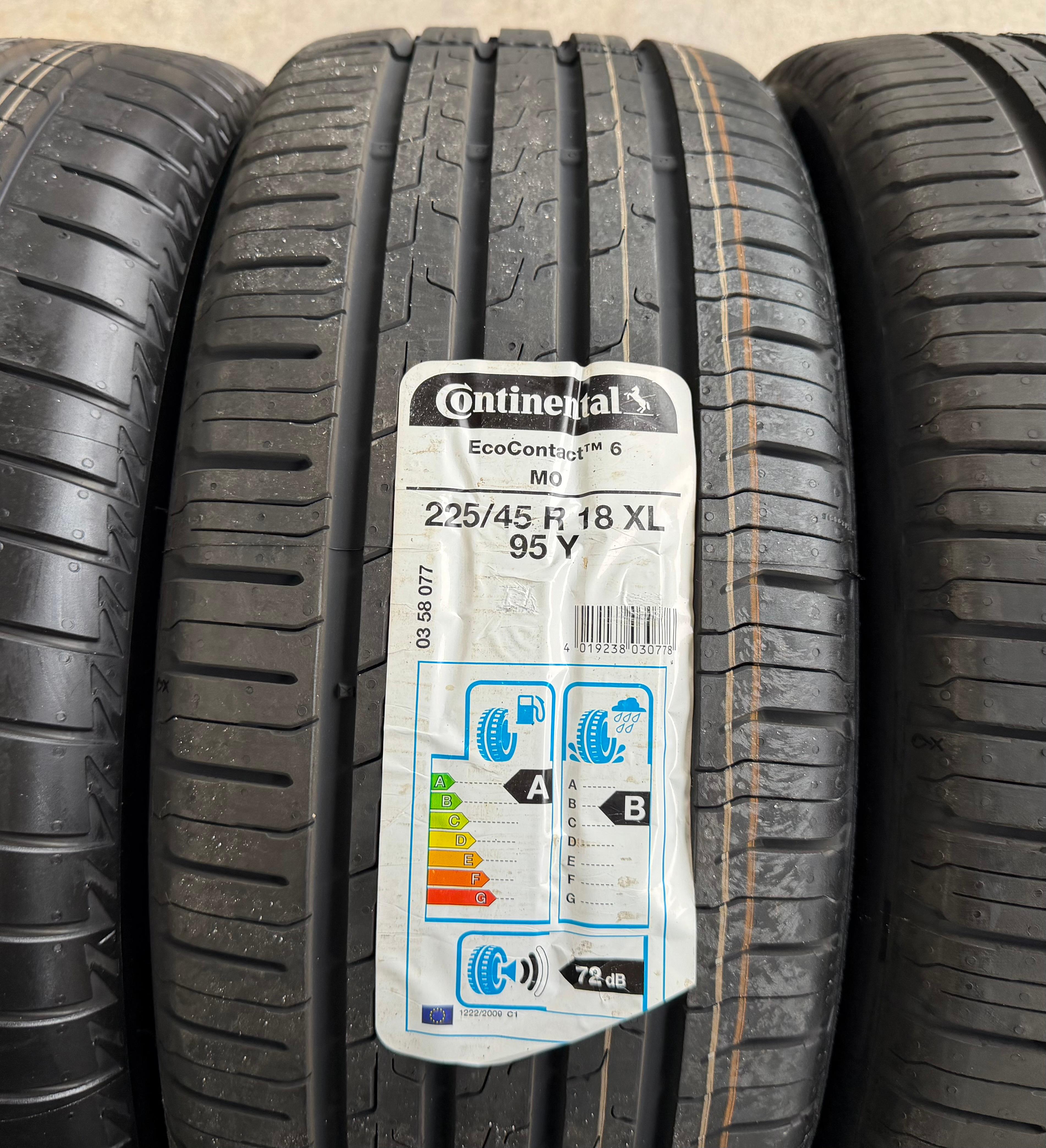 4 ruote estive originali in lega da 18" Mercedes Classe C W206 A2064016200 225/45R18 95Y