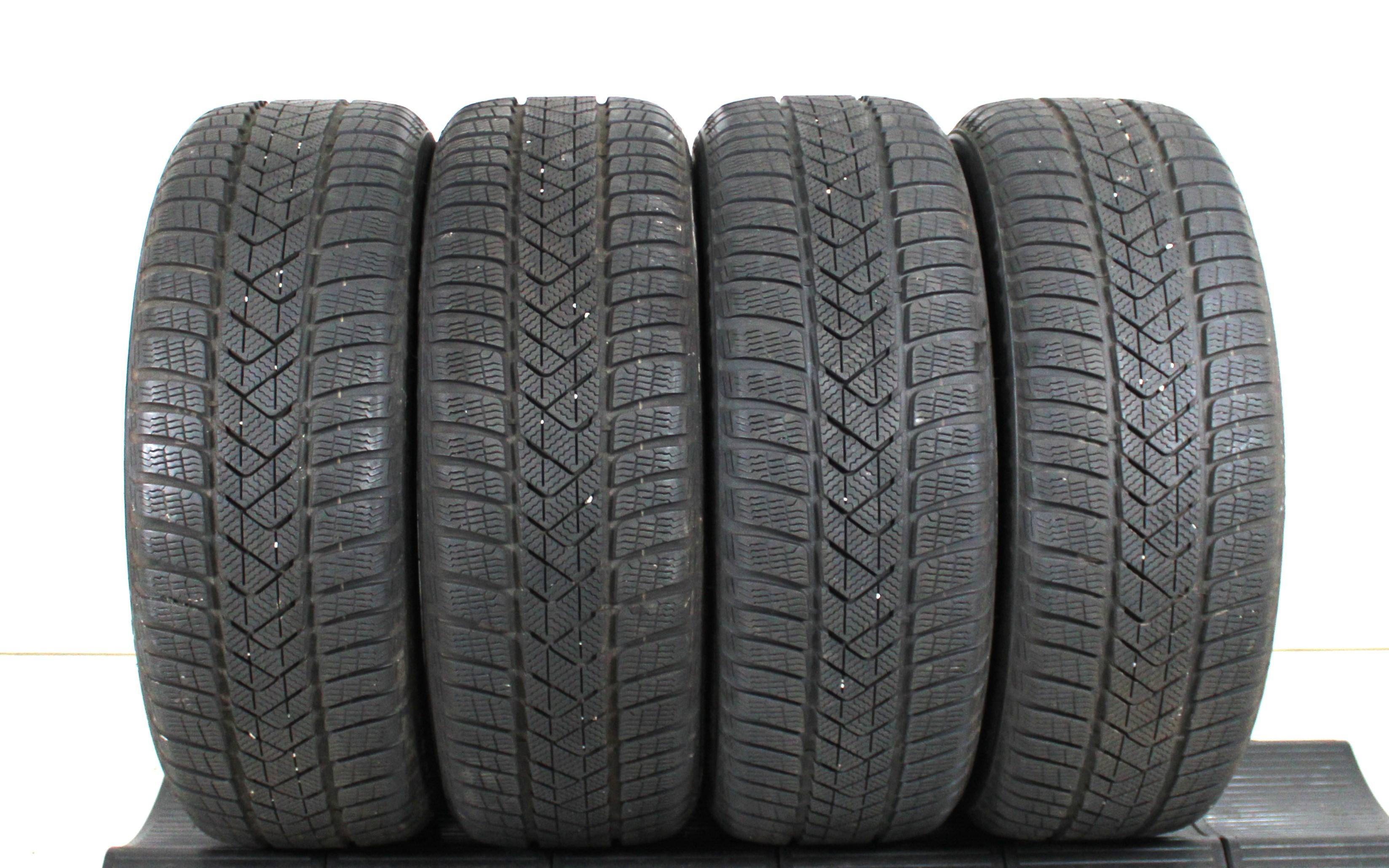 4 x 225/45R19 96V Winterreifen Pirelli Sottozero 3 Runflat 6,5-7mm 2020 *