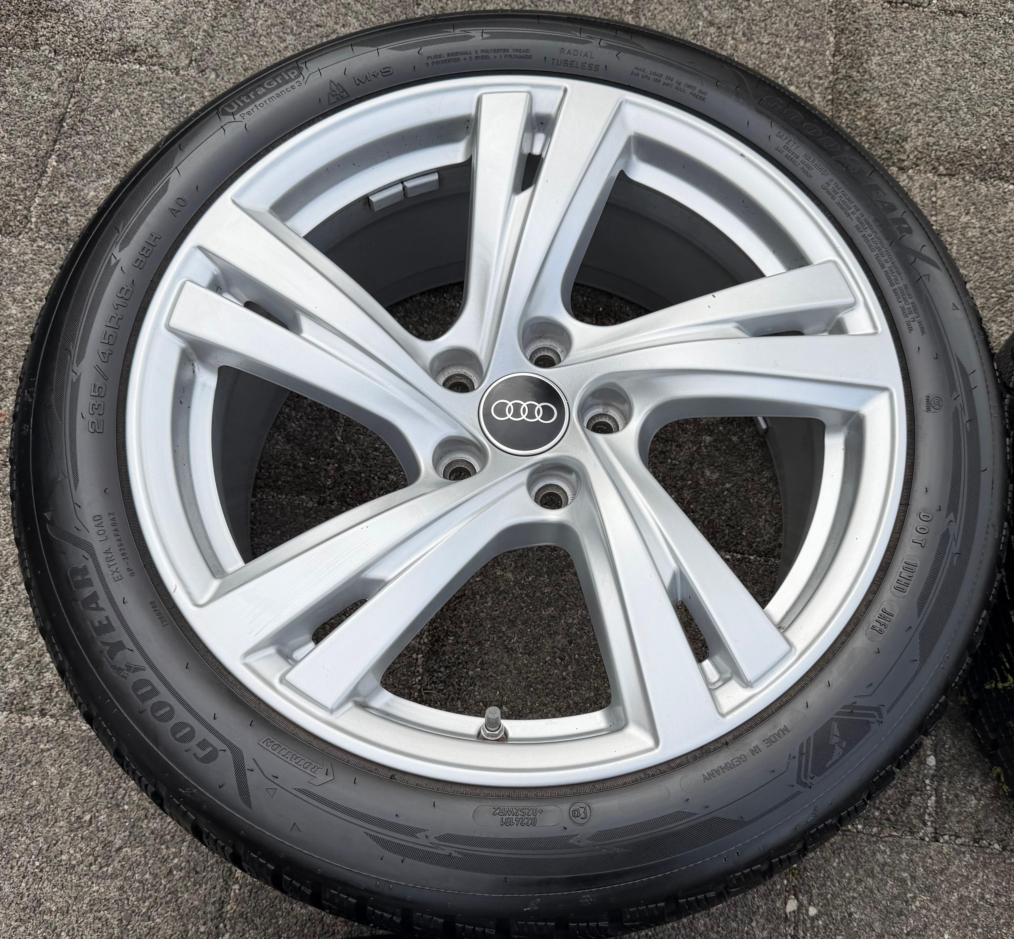 4 ORIGINAL 18" ALU WINTERRÄDER AUDI A5 S5 FU2 B10 8B3601025C 235/45R18 98H 2024