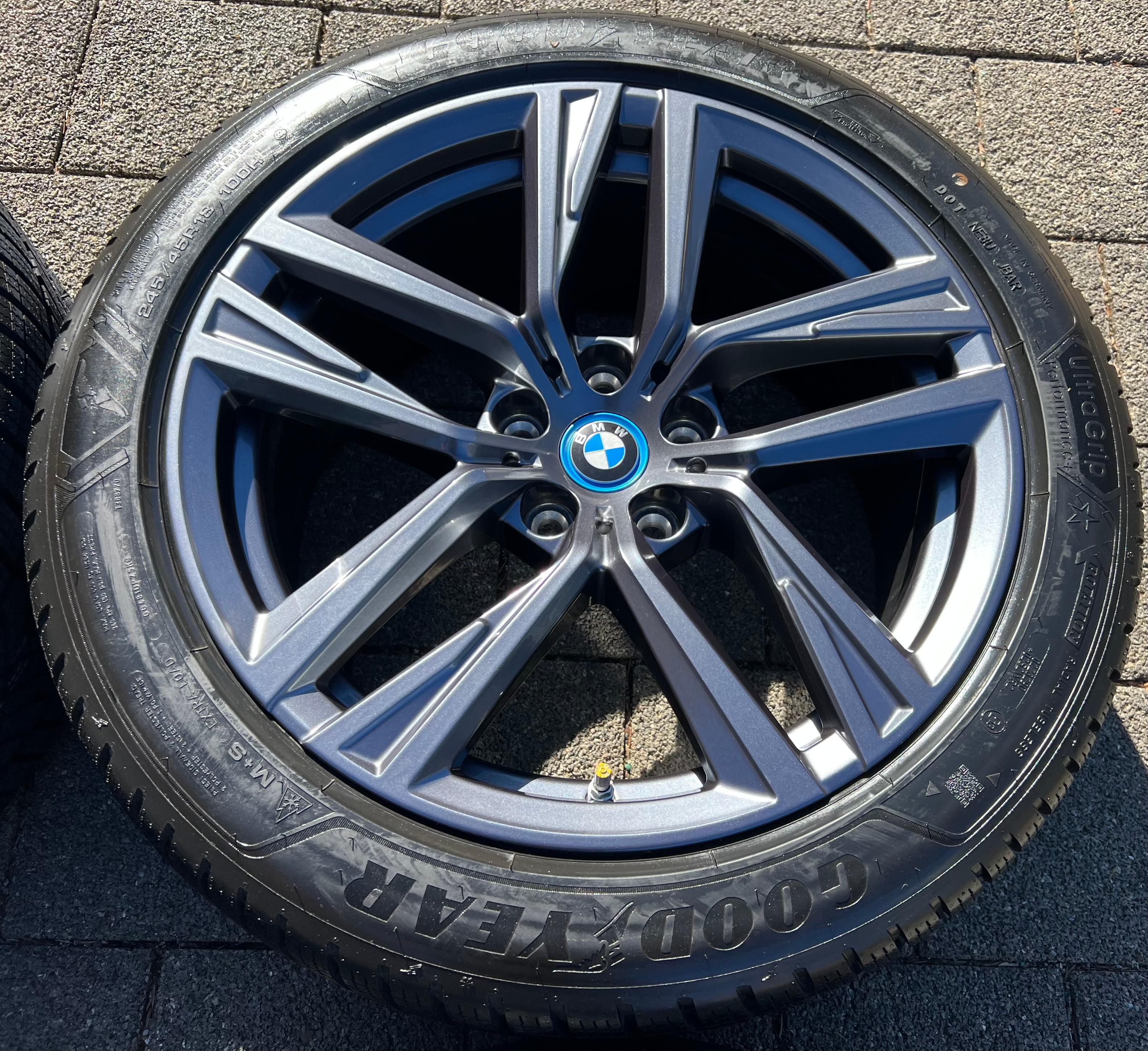 4 ORIGINELE 18" ALU WINTERWIELEN BMW 4-SERIES GRAN COUPE G26 i4 STYLING 853 VRIJWARING TPMS