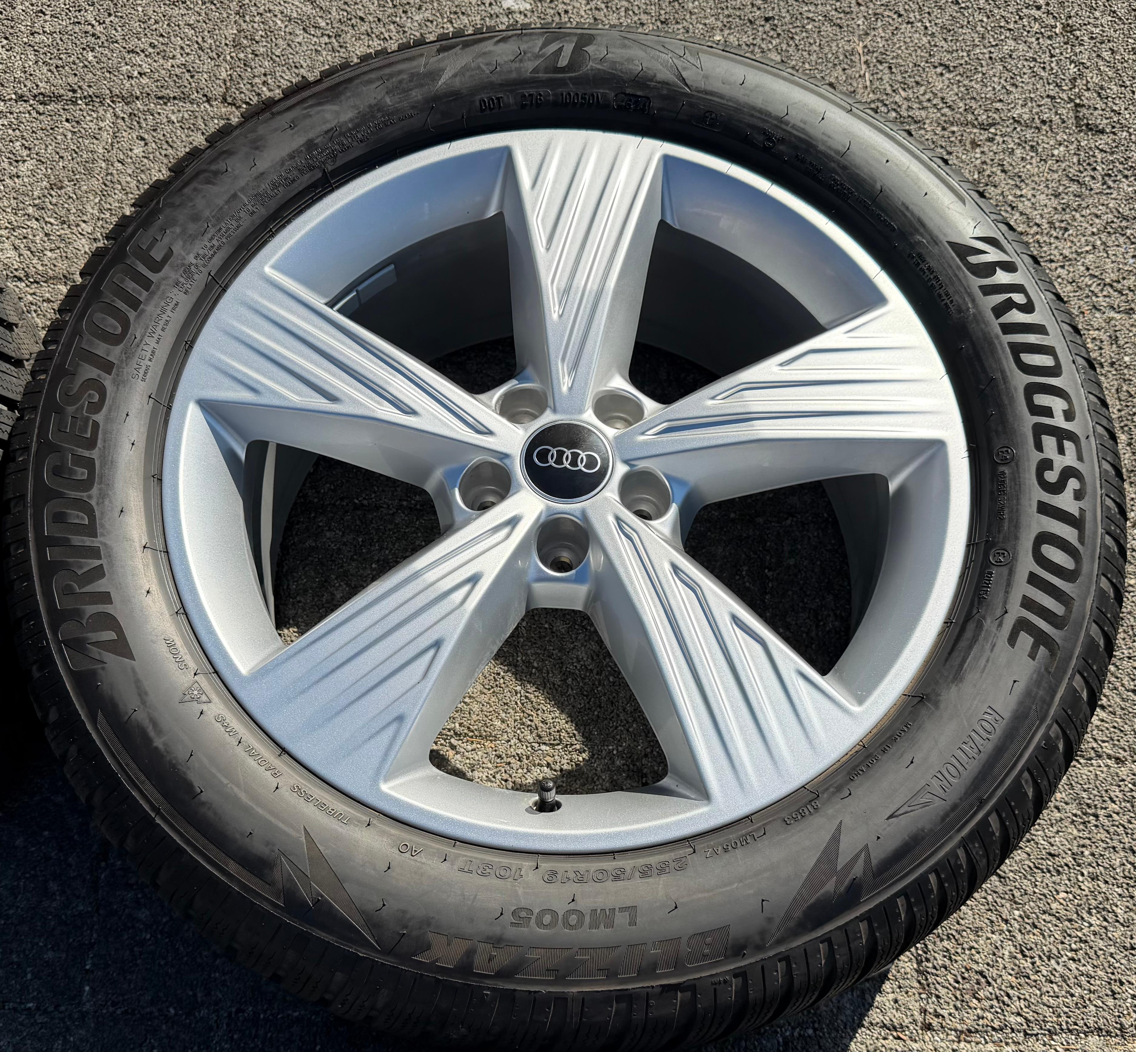 4 Original 19" Alu Winterräder Audi Q4 E-Tron Etron F4B F4N 235/55R19 101T 255/50R19 103T