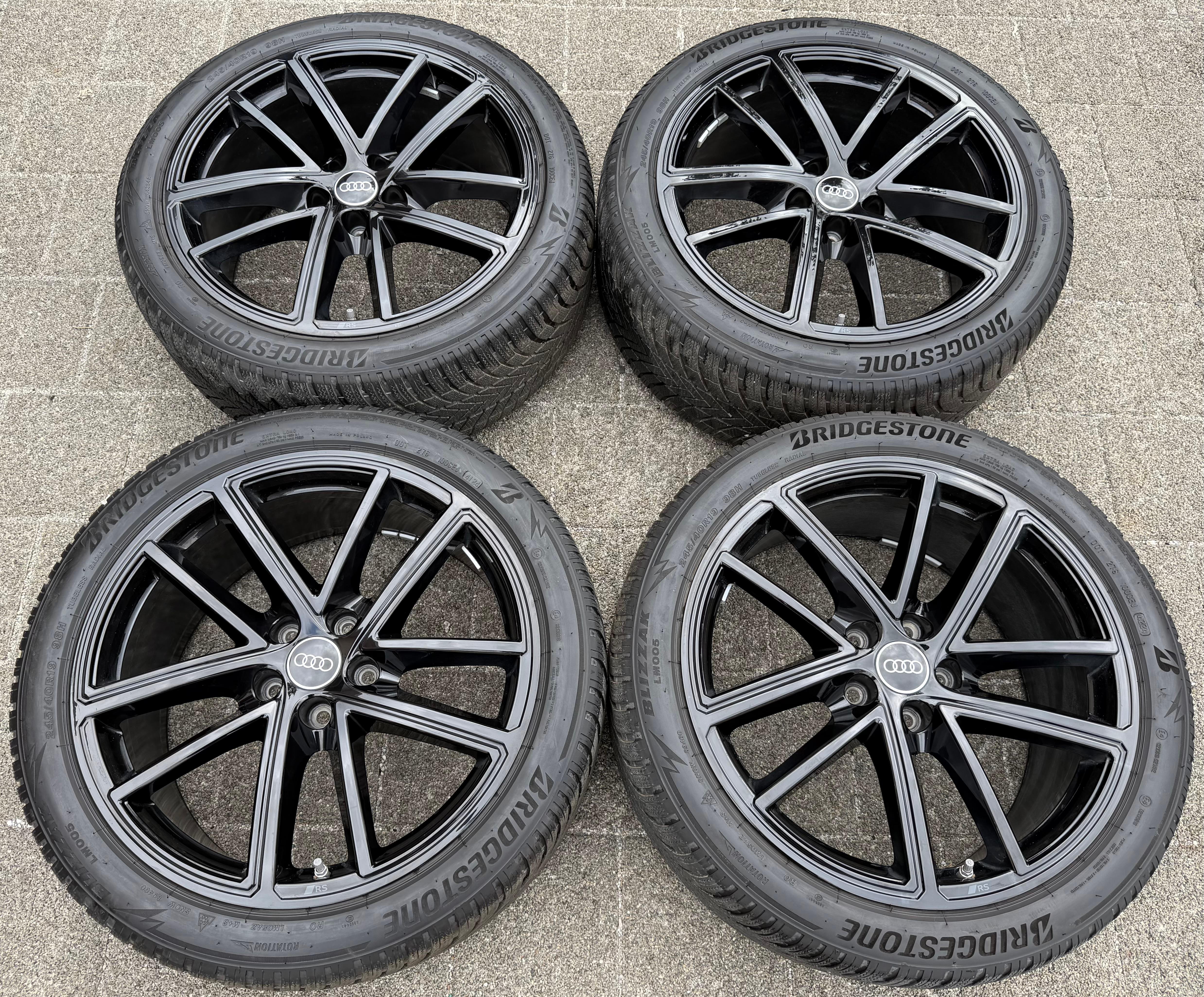 4 ORIGINAL 19" ALU WINTERRÄDER AUDI A5 S5 F2 B10 8B3601025BA 245/40R19 98H 2024