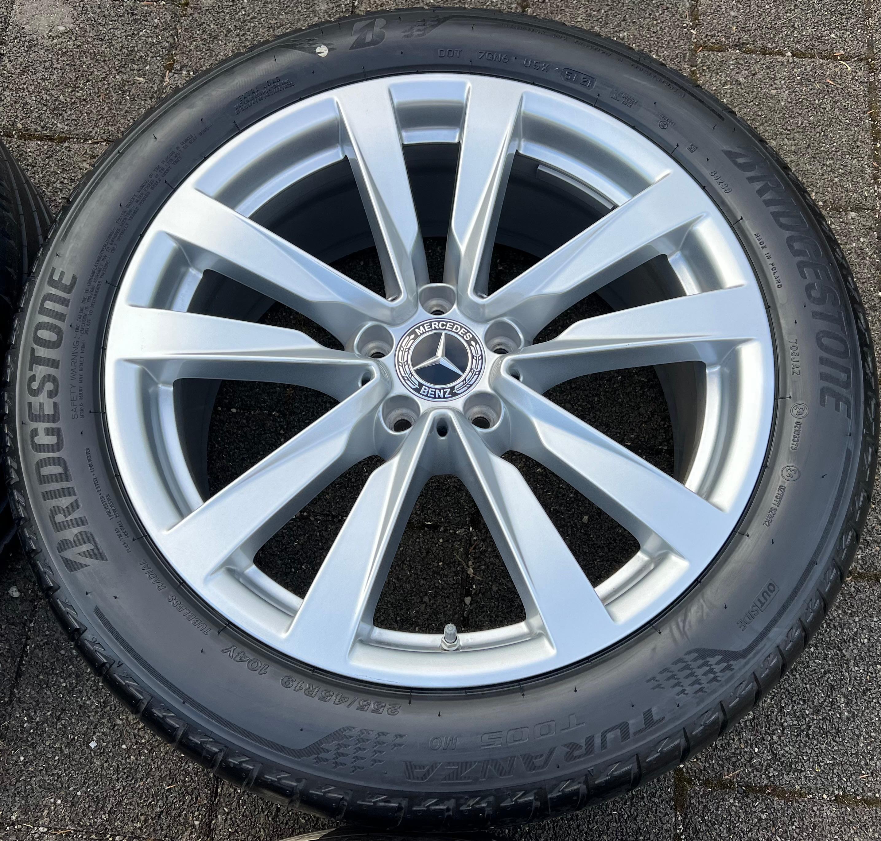 4 ROUES D'ÉTÉ ORIGINALES 19" EN ALUMINIUM MERCEDES BENZ CLASSE S W223 A2234013100 FRANCO DE PORT