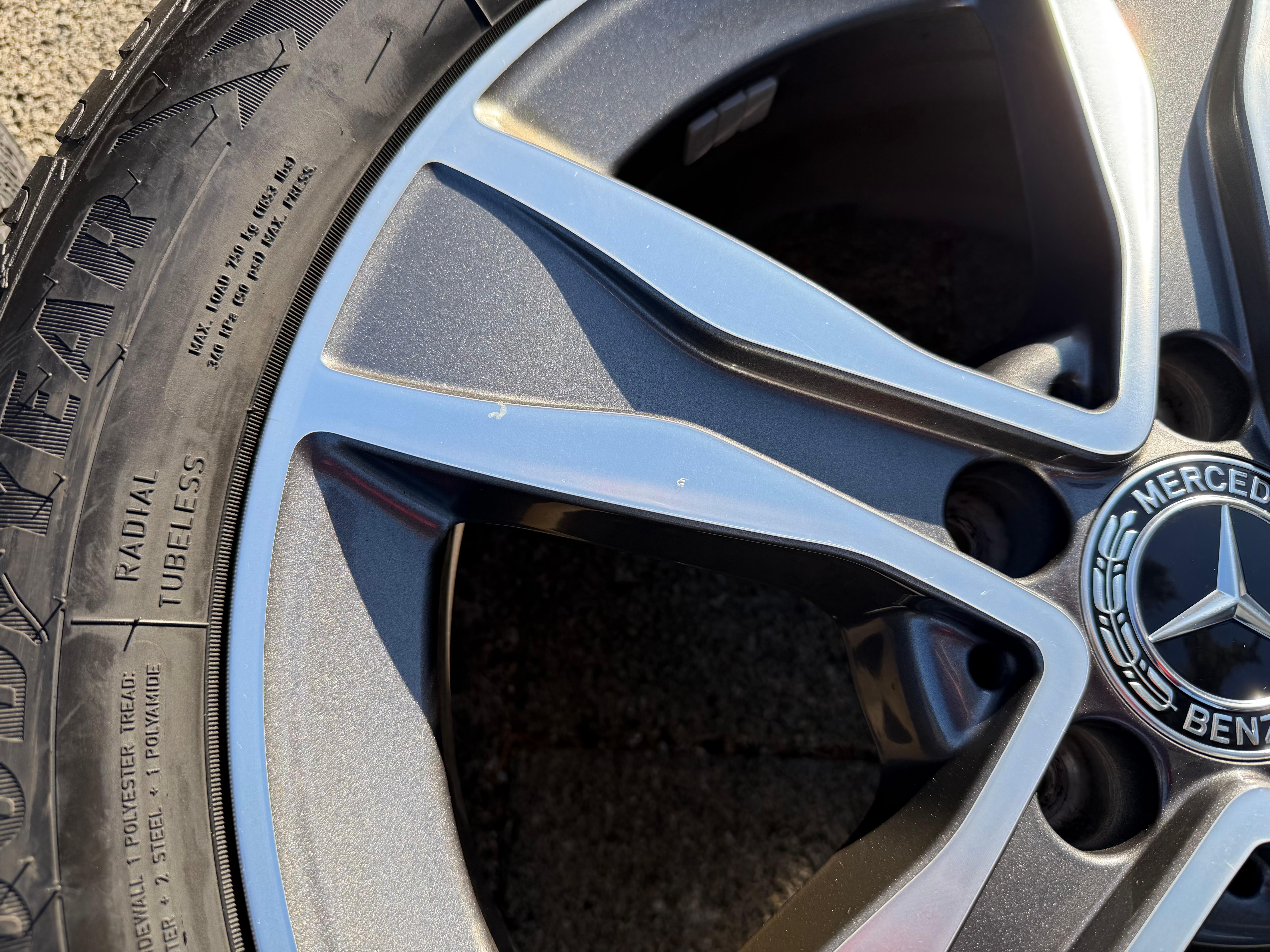 4 Original 17" Alu Winterräder Mercedes C-Klasse W205 A2054010800 225/50R17 94H