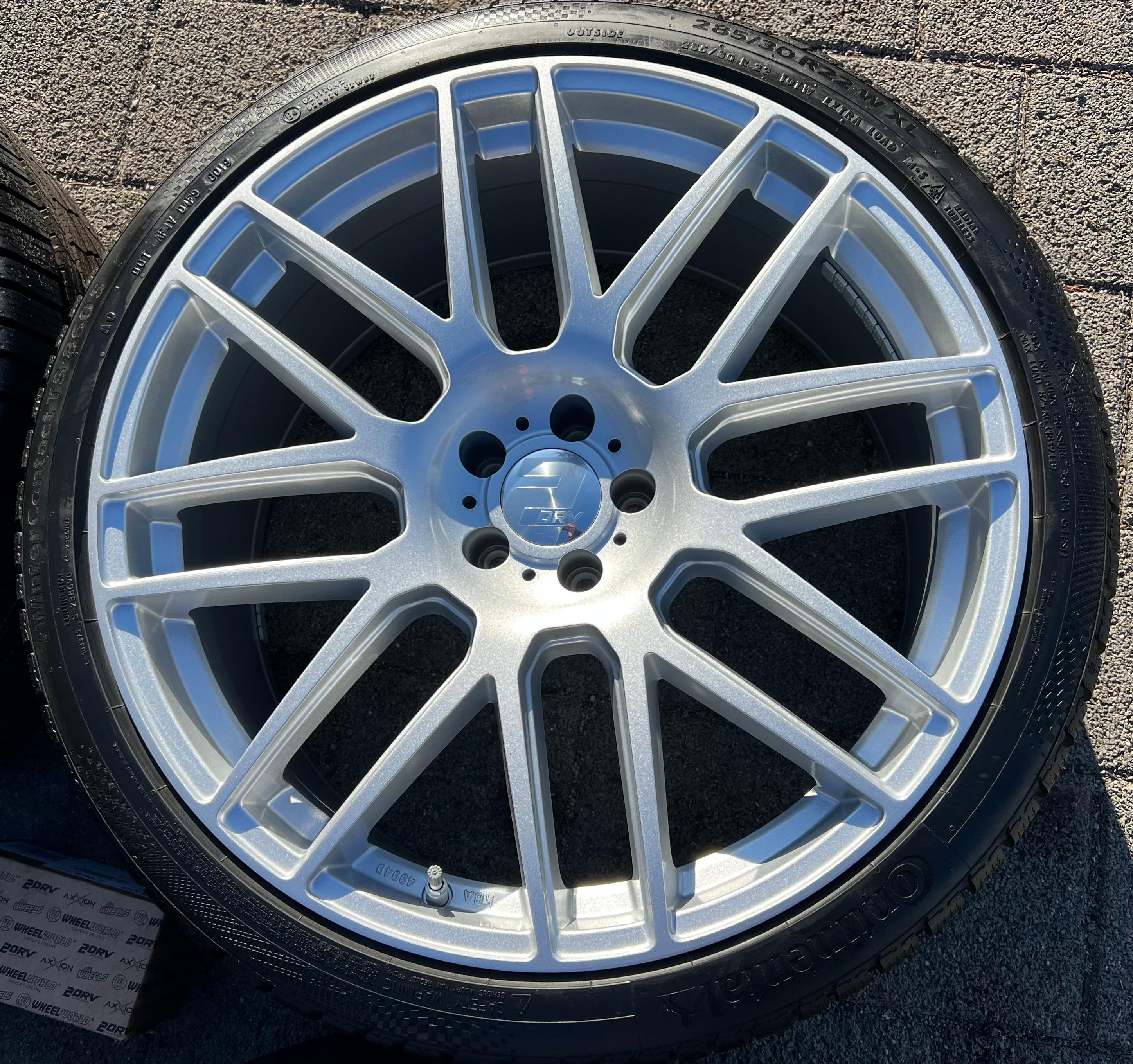 4 ALU 22" 2DRV WINTERRÄDER AUDI RS6 4K RS7 F2 285/30R22 101W CONTINENTAL