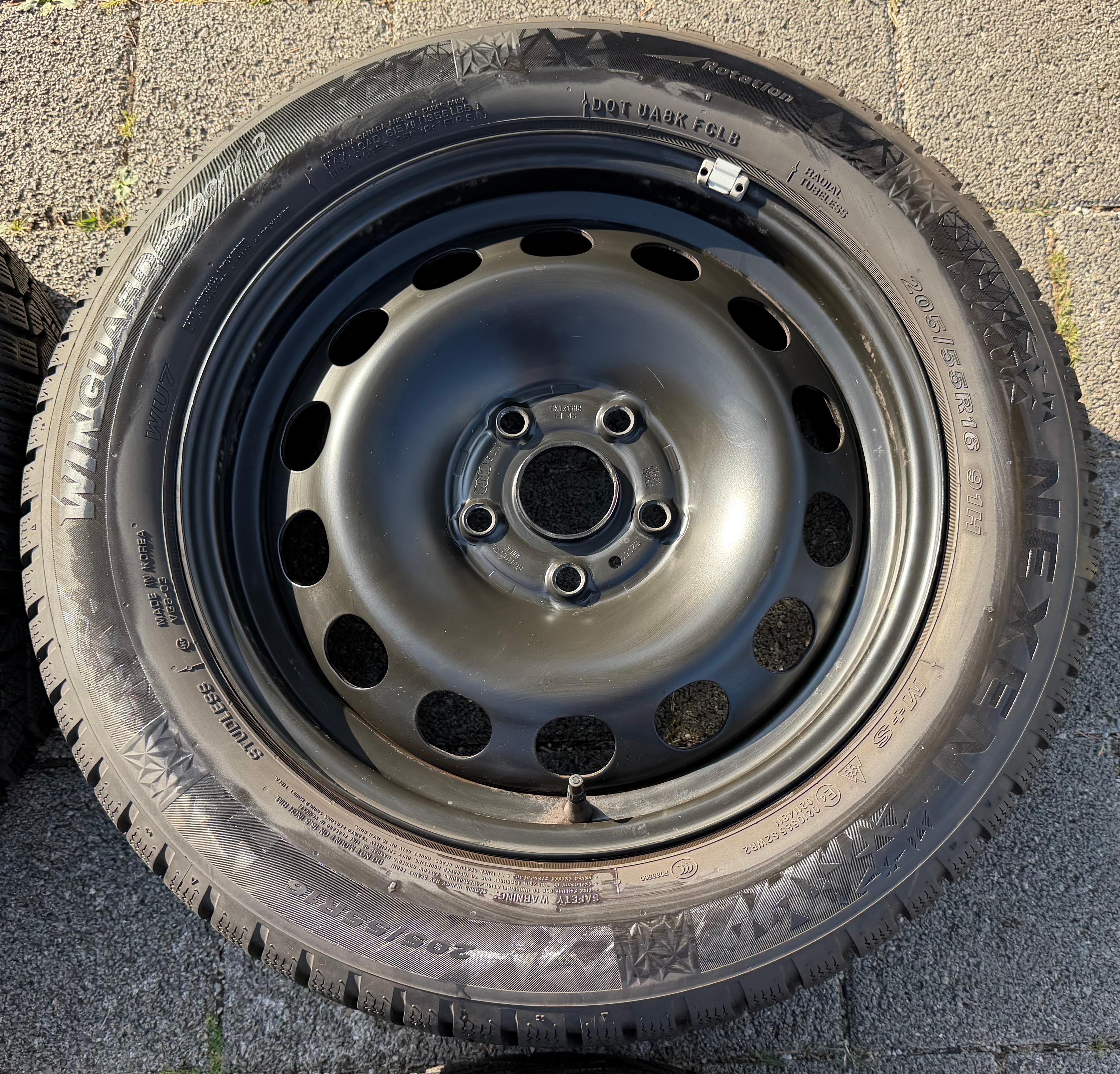 4 ruedas de invierno Audi A3 8V Sportback Cabrio 205/55R16 91H Nexen 8V0601027A 2021