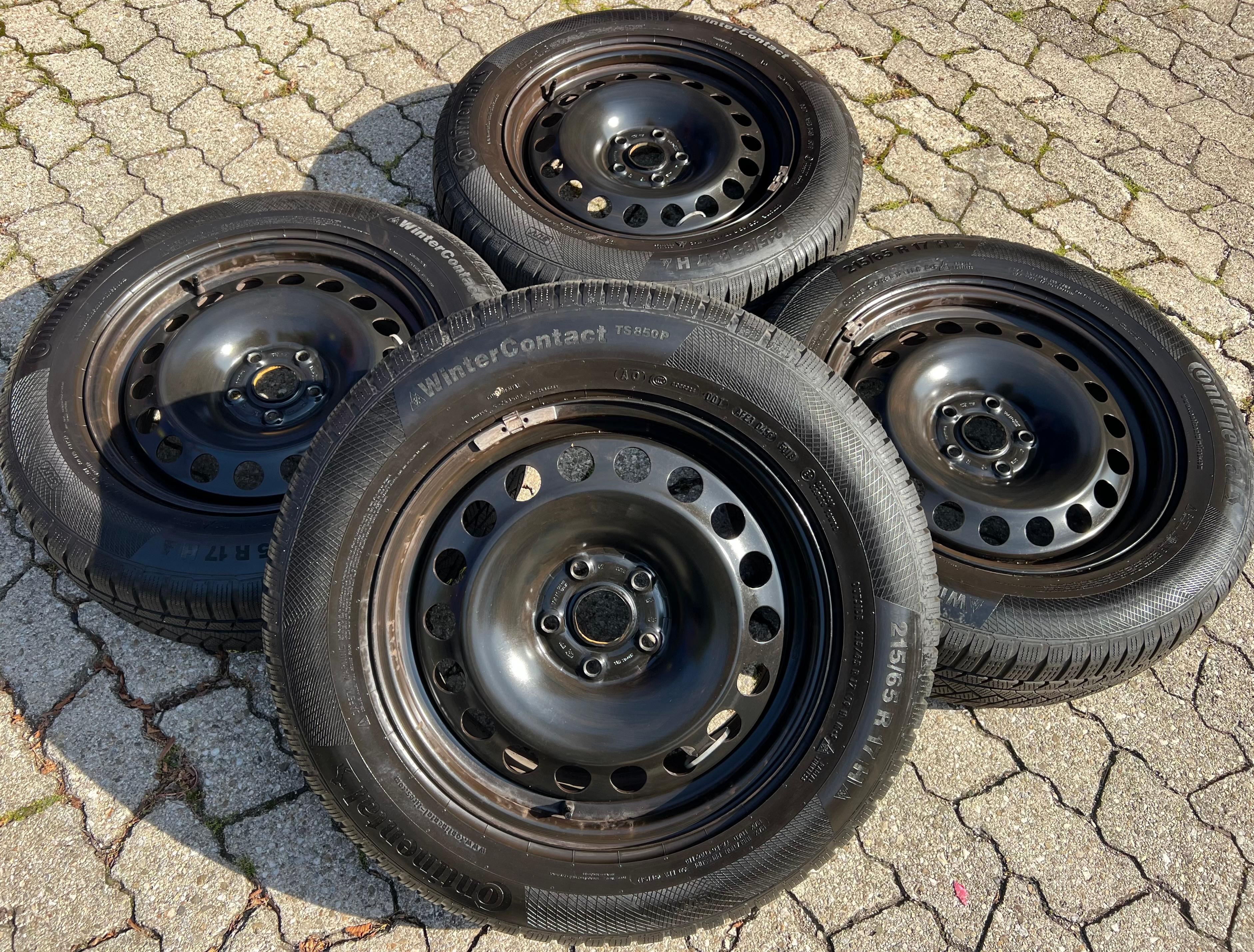 4 WINTERRÄDER AUDI Q3 F3 SEAT TARRACO SKODA KODIAQ VW TIGUAN II 5NA 215/65R17 99H FREIHAUS
