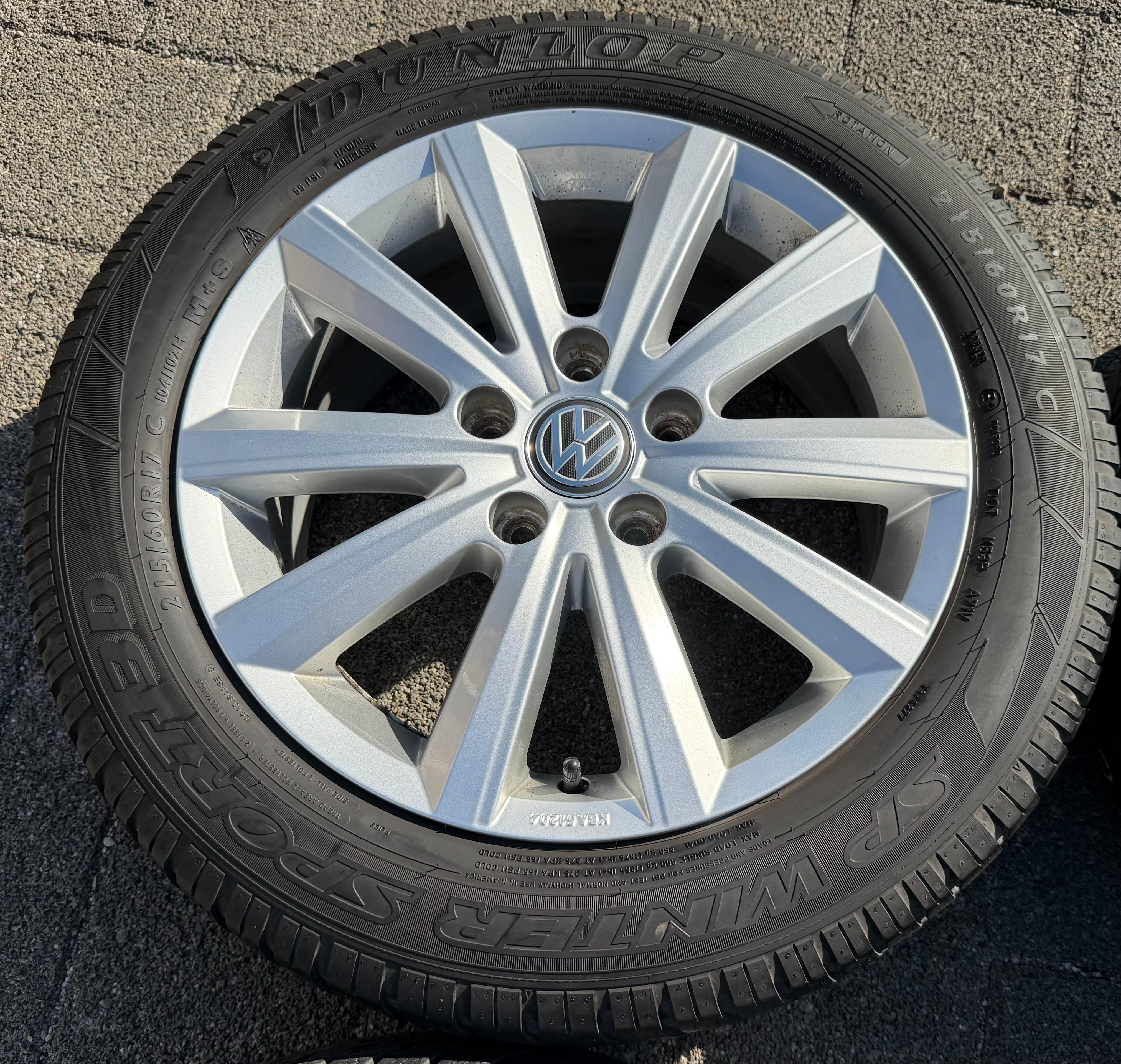 4 Original 17" Alufelgen VW BUS T5 T6 7x17 ET55 5x120 Merano 7E0071497A