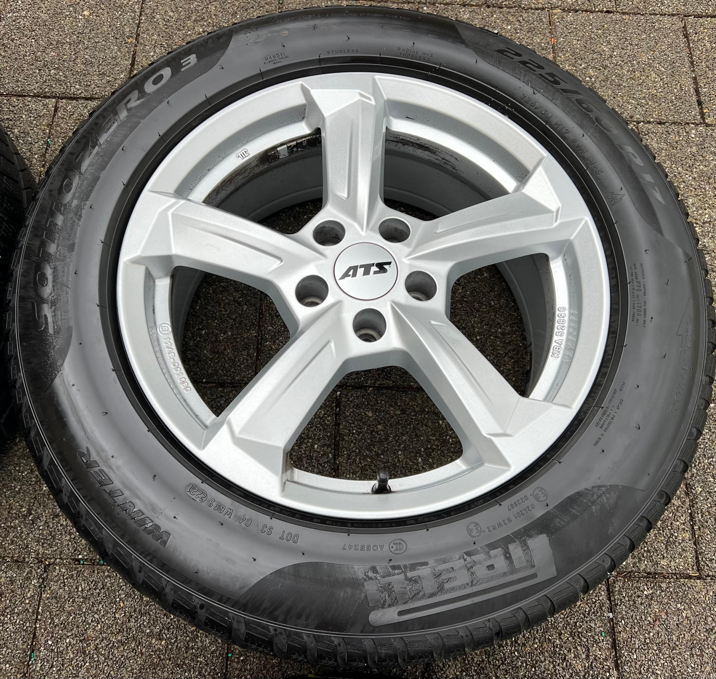 4 ALU WINTERRÄDER AUDI A6 C8 F2 225/60R17 99H PIRELLI 2021 FREIHAUS
