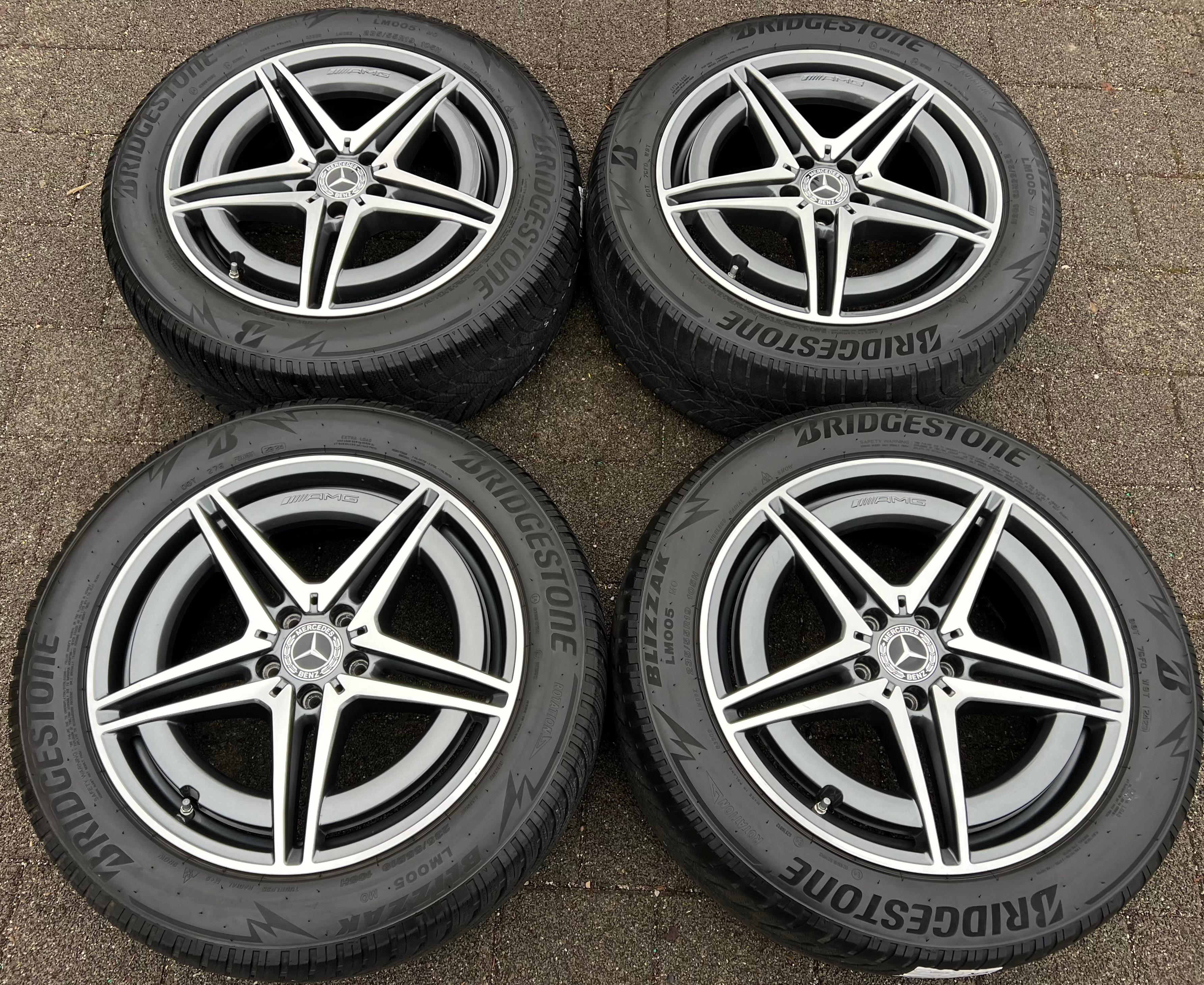 4 LLANTAS DE ALEACIÓN ORIGINALES DE 19" MERCEDES BENZ EQC 293 A2934010700 RDKS 8x19 ET34
