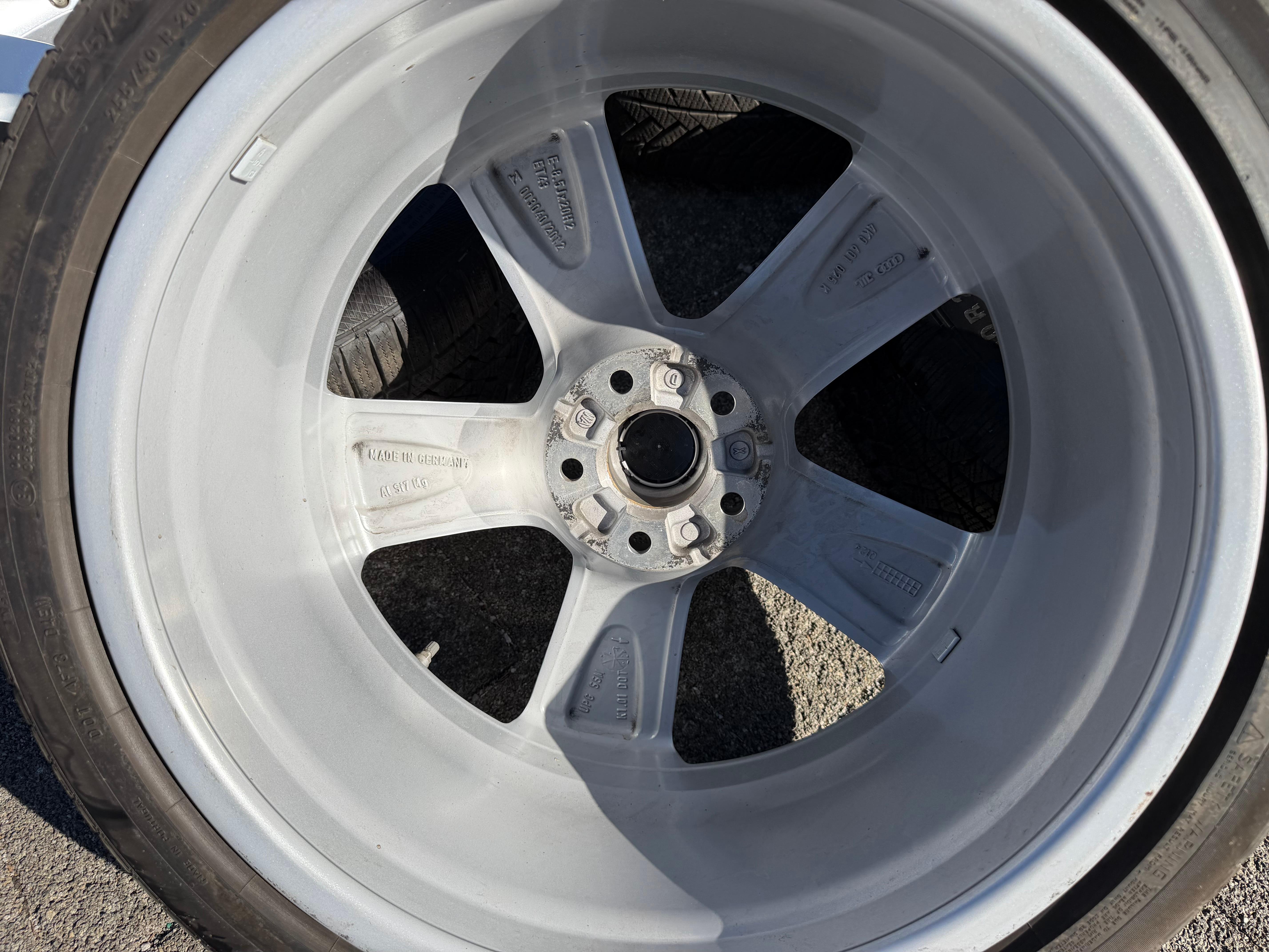 4 Original 20" Alu Winterräder Audi A6 S6 C8 F2 4K0601025K 2022 255/40R20 101W Continental