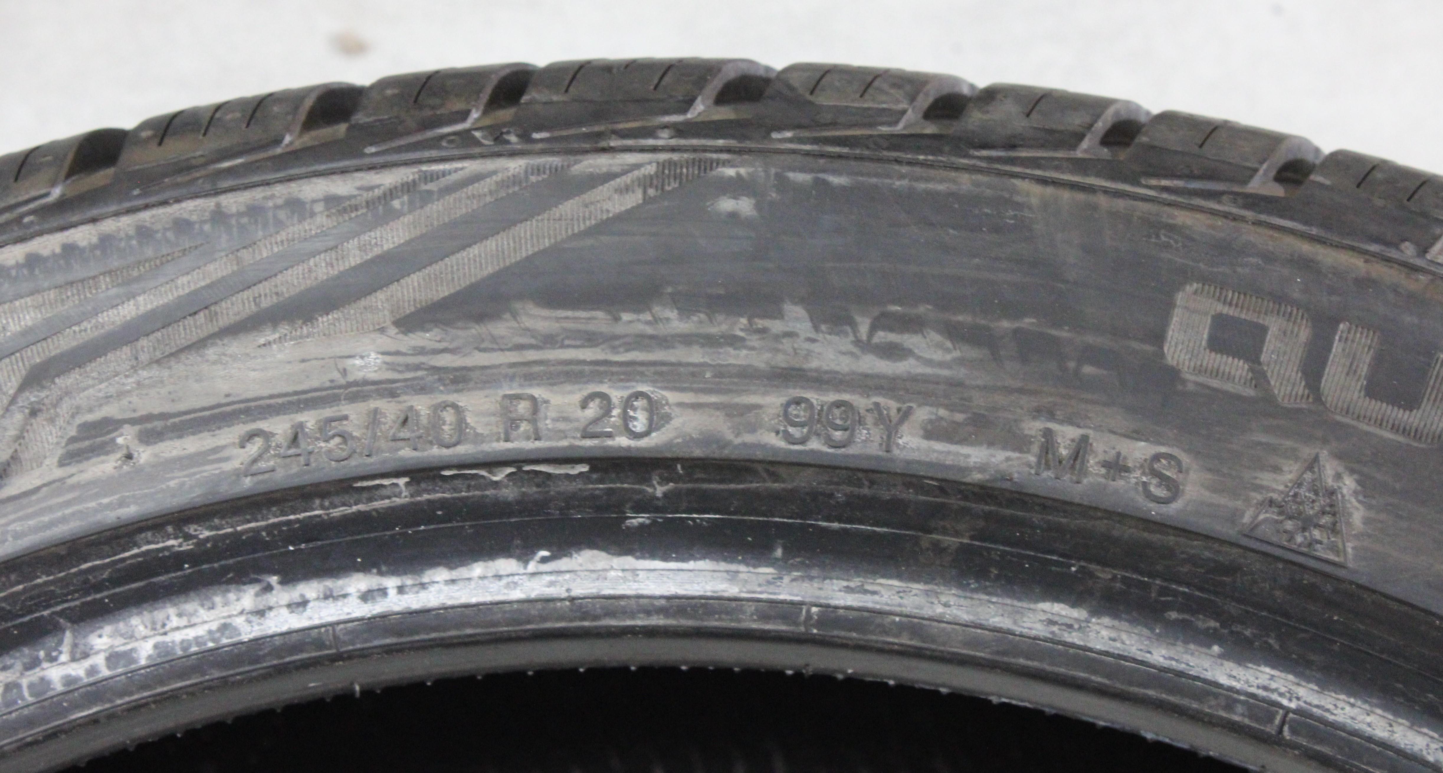 1 x 245/40R20 99Y Neumático para todas las estaciones Vredestein Quatrac Pro 7mm 2023