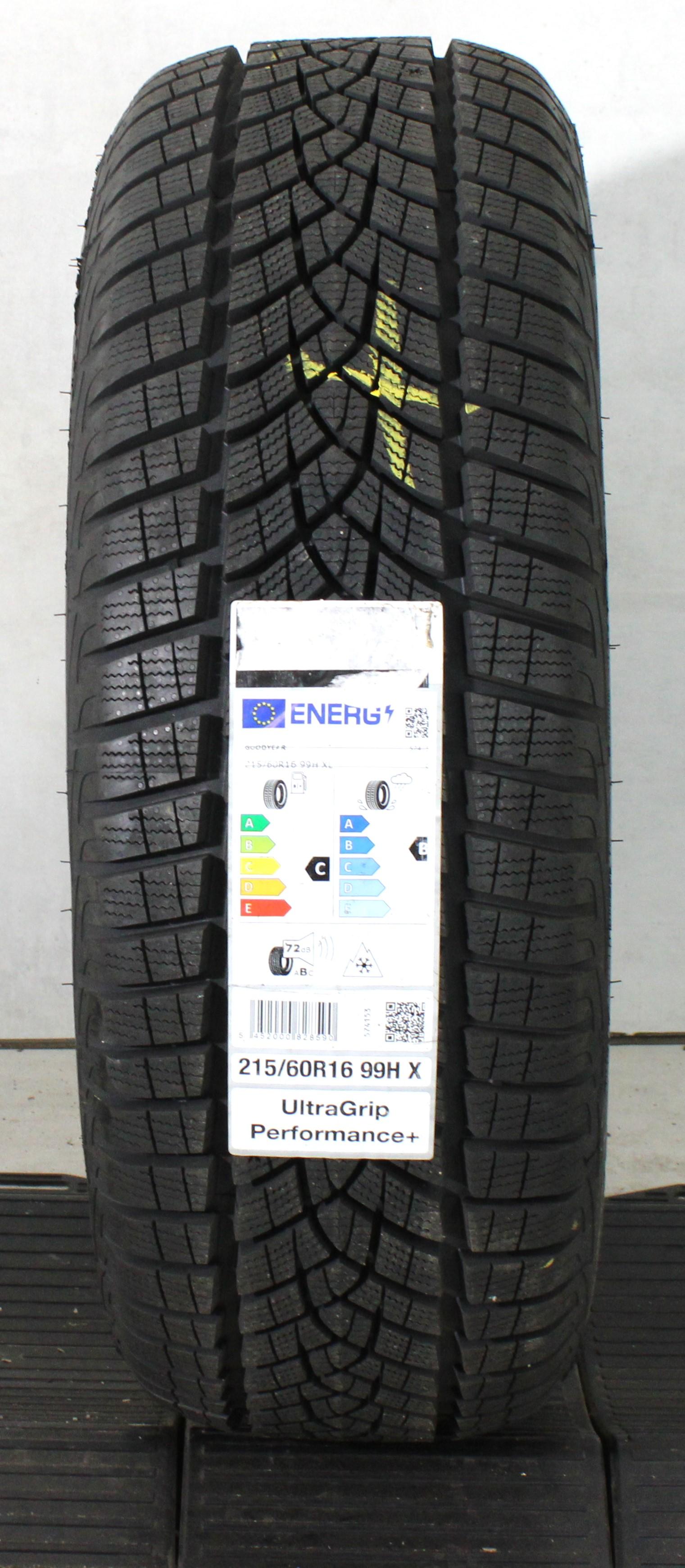 1 x 215/60R16 99H Winterreifen Goodyear Ultra Grip Performance + NEU 2022