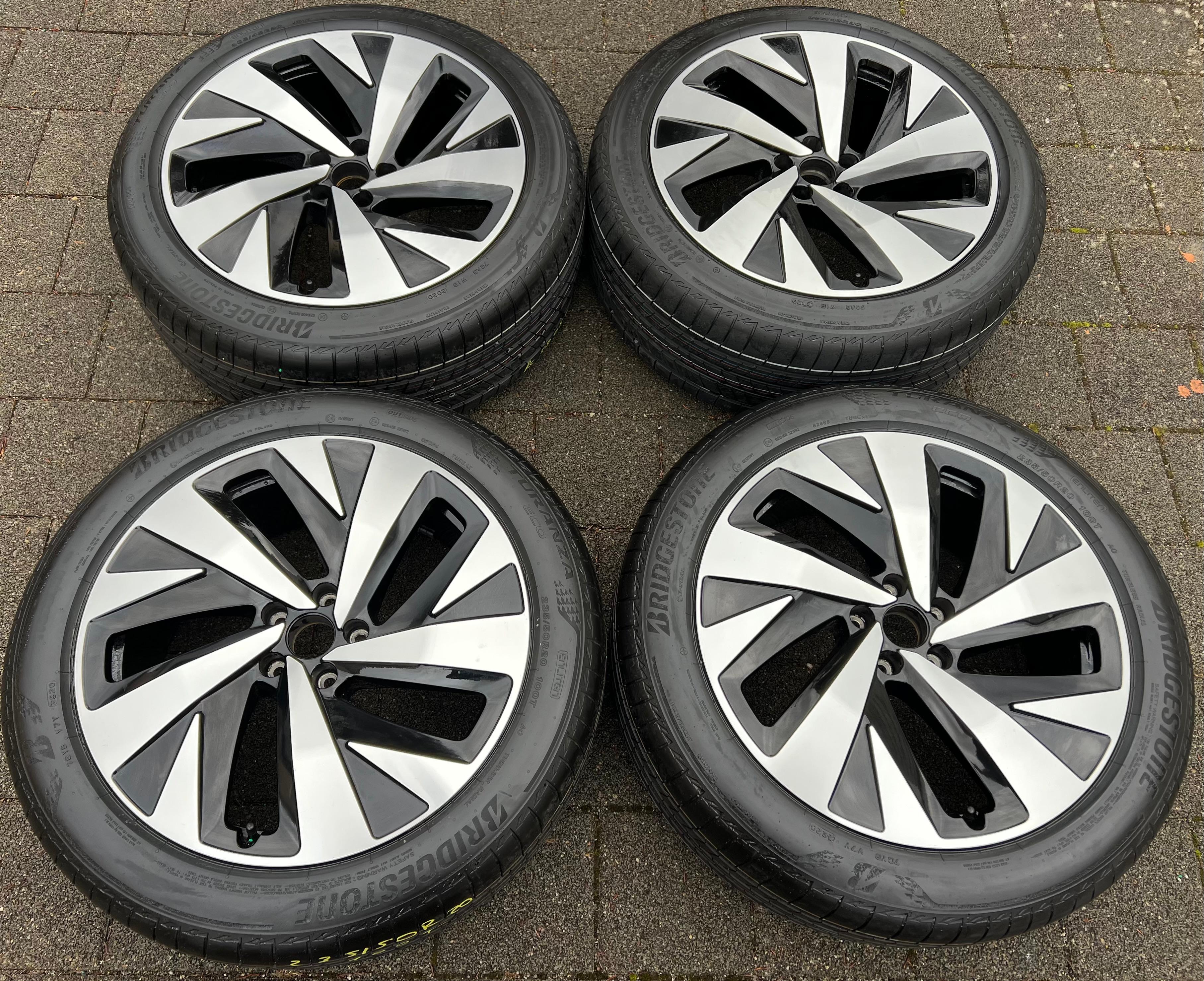 4 ORIGINELE 20" ALU-ZOMERWIELEN VW ID4 ID.4 ID5 ID.5 DRAMMEN 11A601025A 11A601025H