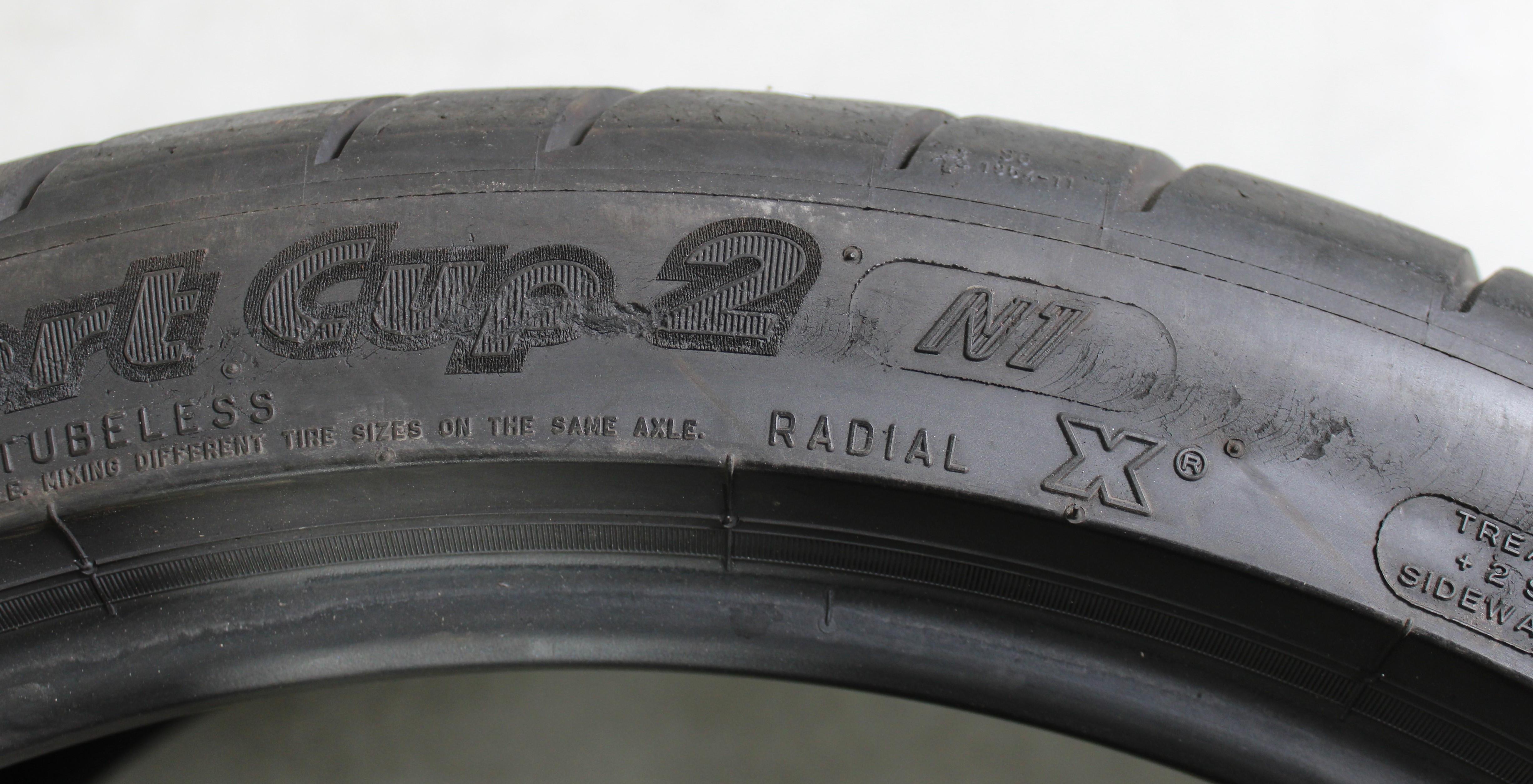 2 x 305/30R20 103Y Sommerreifen Michelin Pilot Sport Cup 2 5-5,5mm 2018 N1