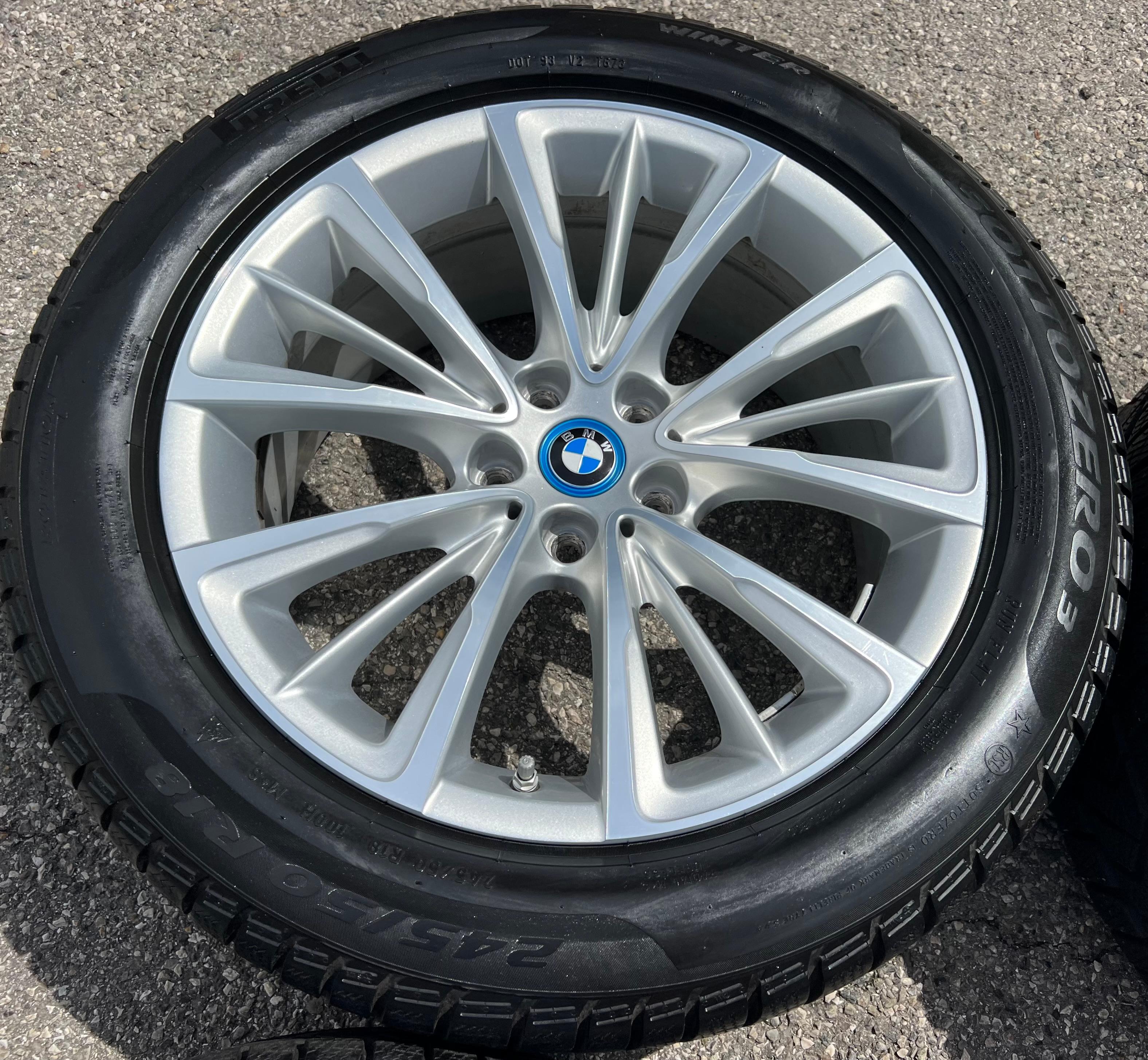 4 LLANTAS DE INVIERNO ORIGINALES DE ALUMINIO 18" BMW SERIE 7 G11 G12 STYLING 643 6867339 ENTREGA GRATUITA