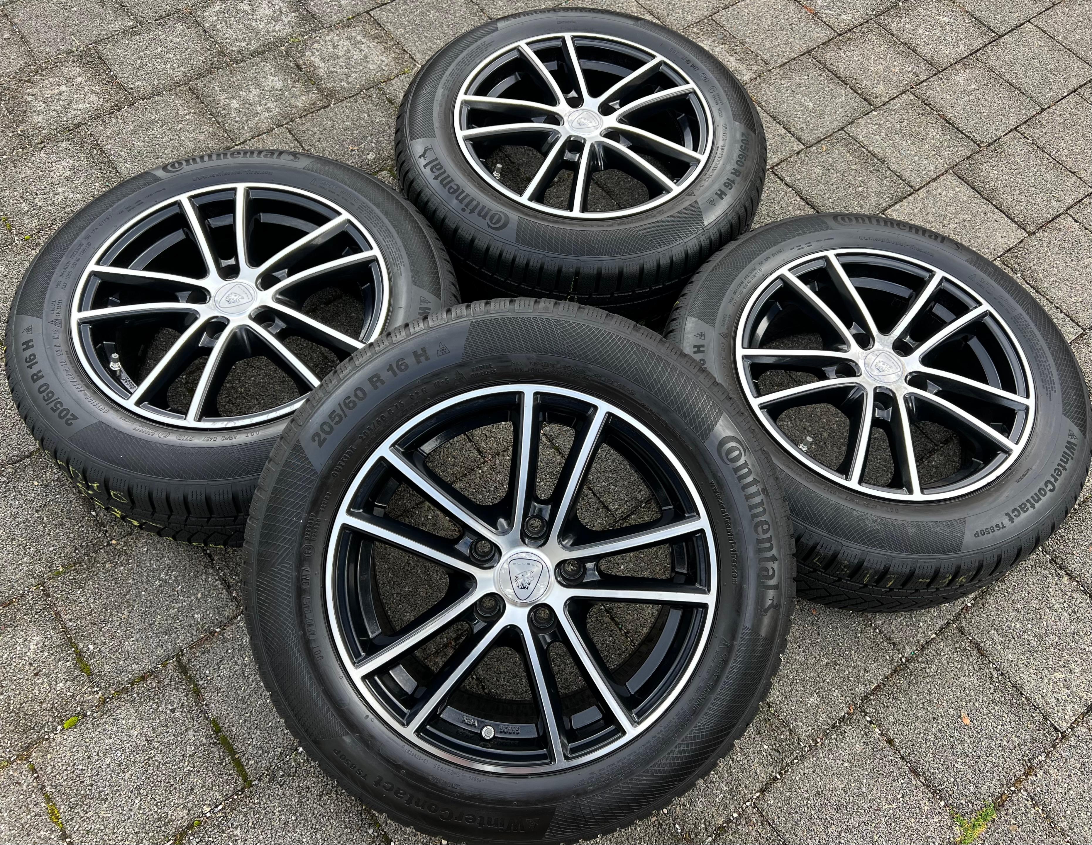 4 ALU WINTERRÄDER BMW 2ER REIHE ACTIVE TOURER F45 F46 205/60R16 92H RDKS