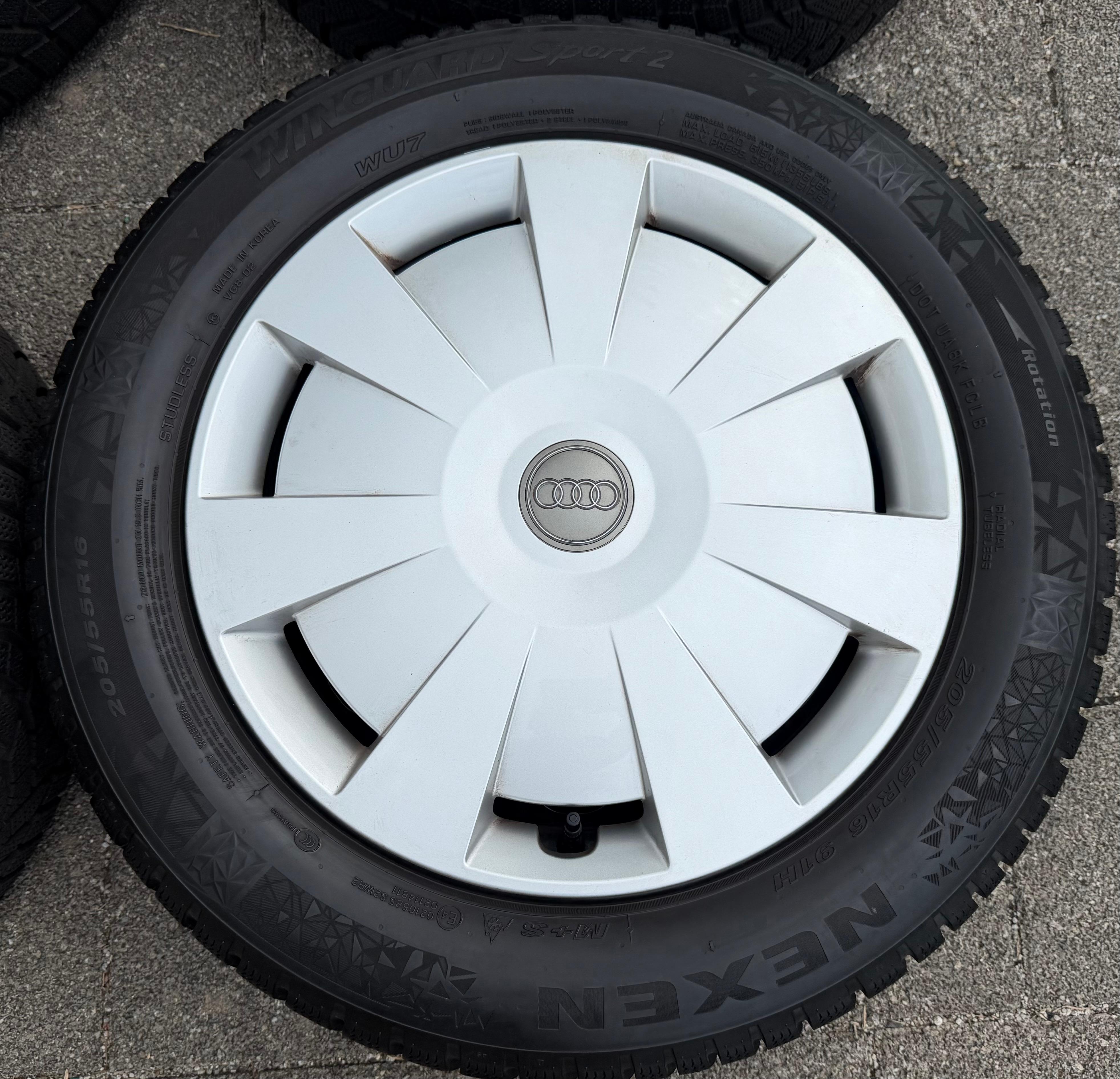 4 Winterräder Audi A3 8V Sportback Cabrio  205/55R16 91H Nexen 8V0601027A 2021