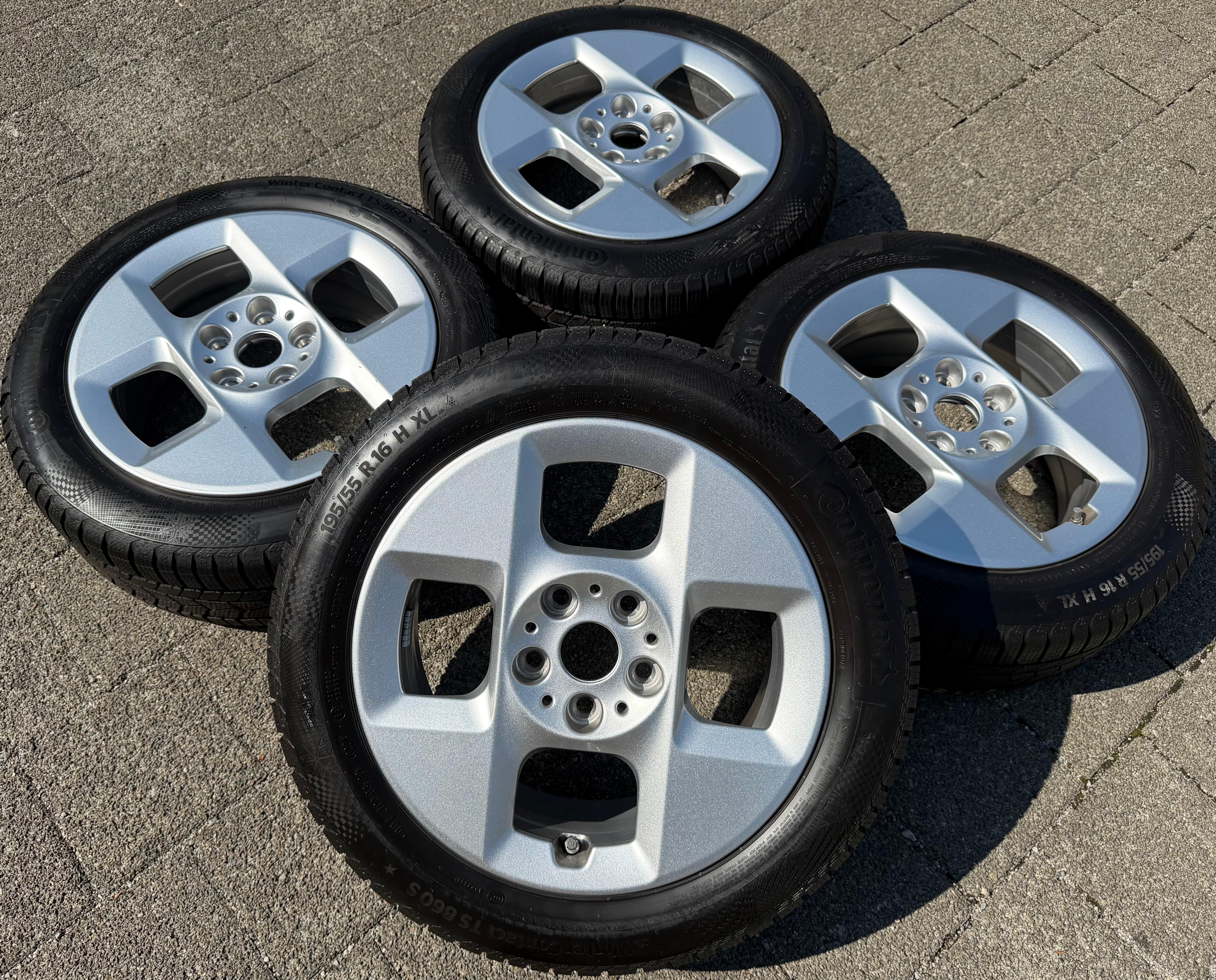 4 Original Alu Winterräder Mini F65 F66 F67 5A3E635 4-Square-Spoke 955 RDKS