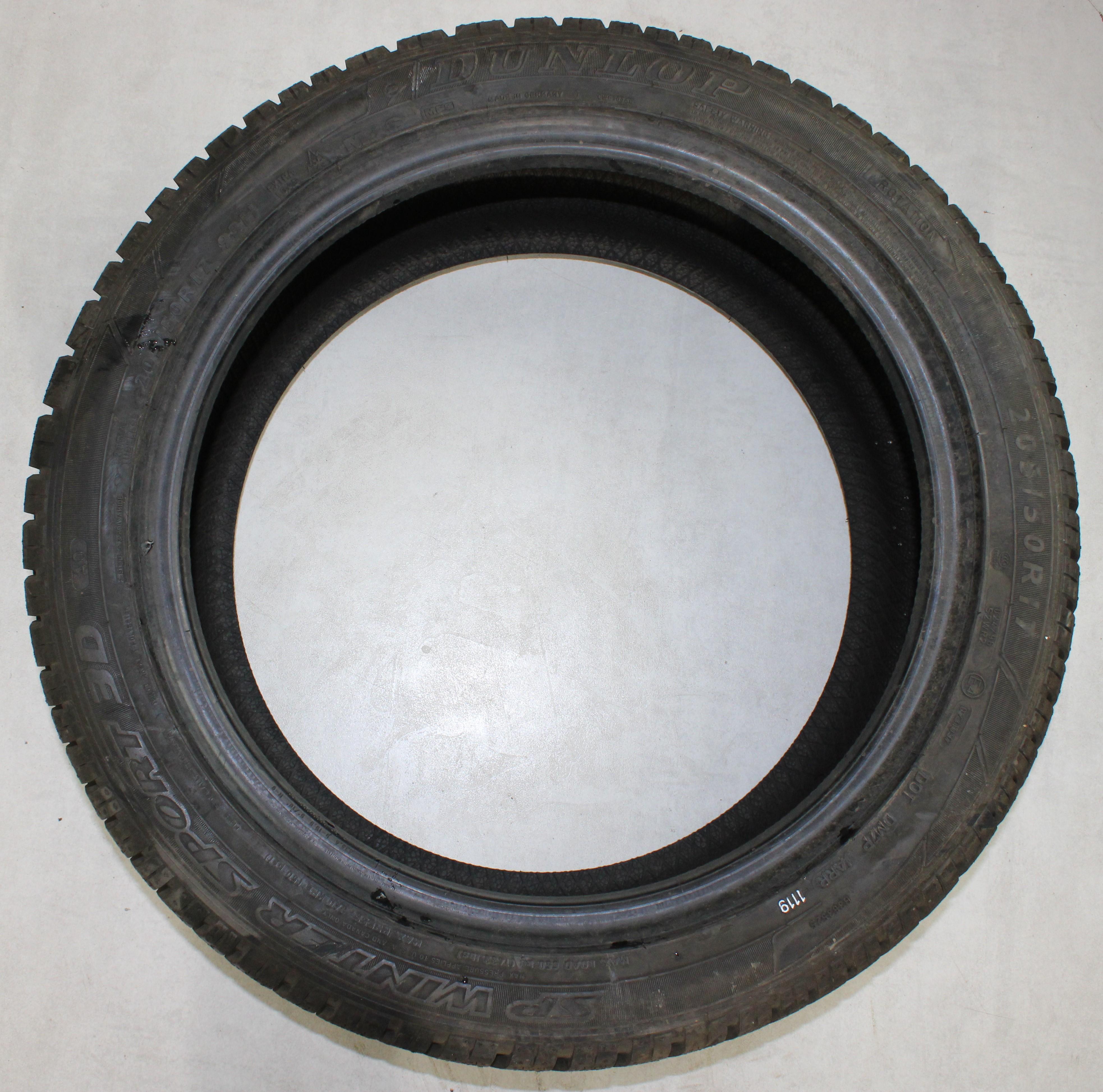 1 x 205/50R17 93H pneumatico invernale Dunlop SP Winter Sport 3D AO battistrada completo 2019 XL NUOVO