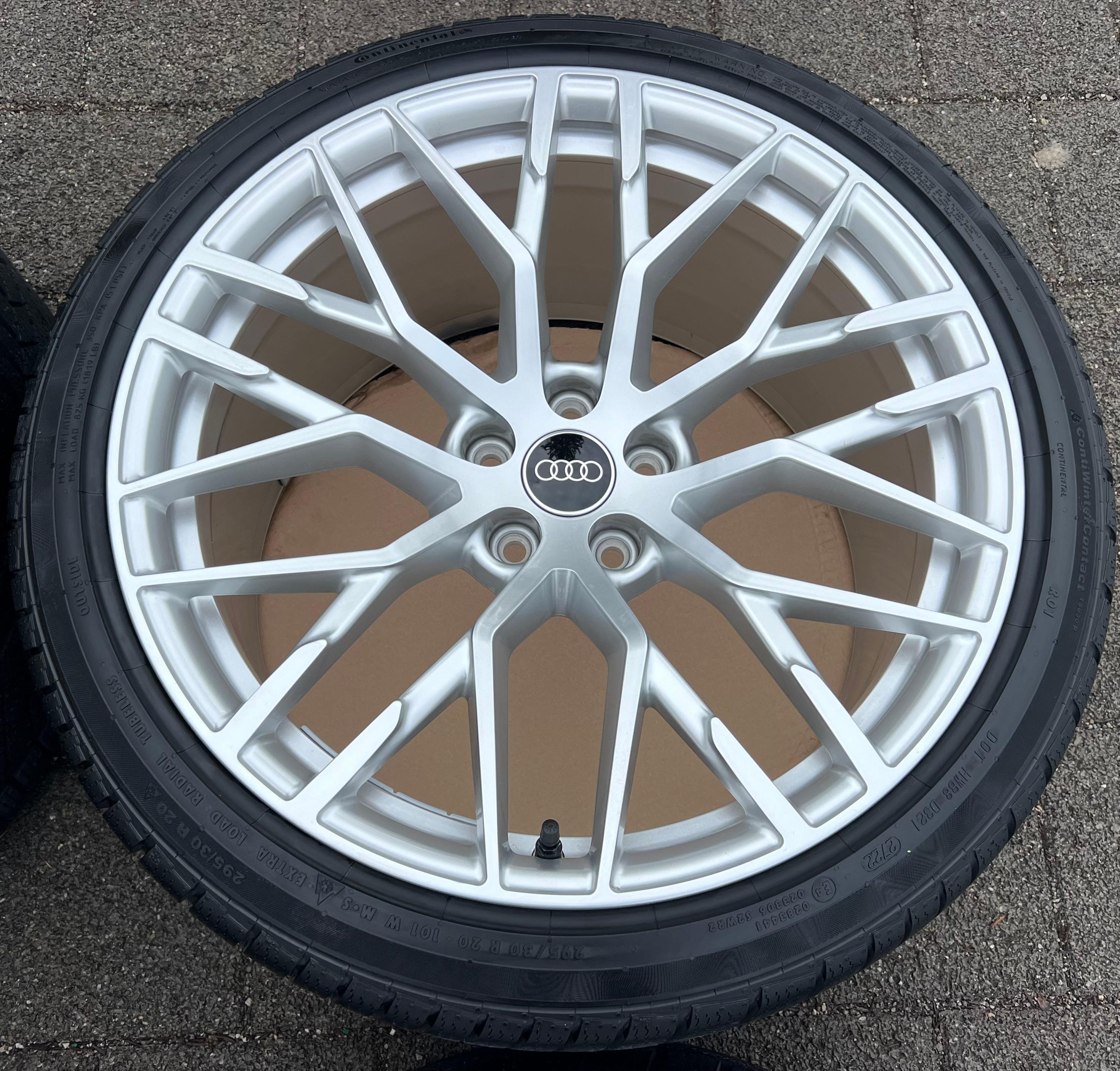 4 ORIGINAL 20" ALU WINTERRÄDER AUDI R8 V8 V10 4S 4S0601025G 4S0601025H NEUWERTIG