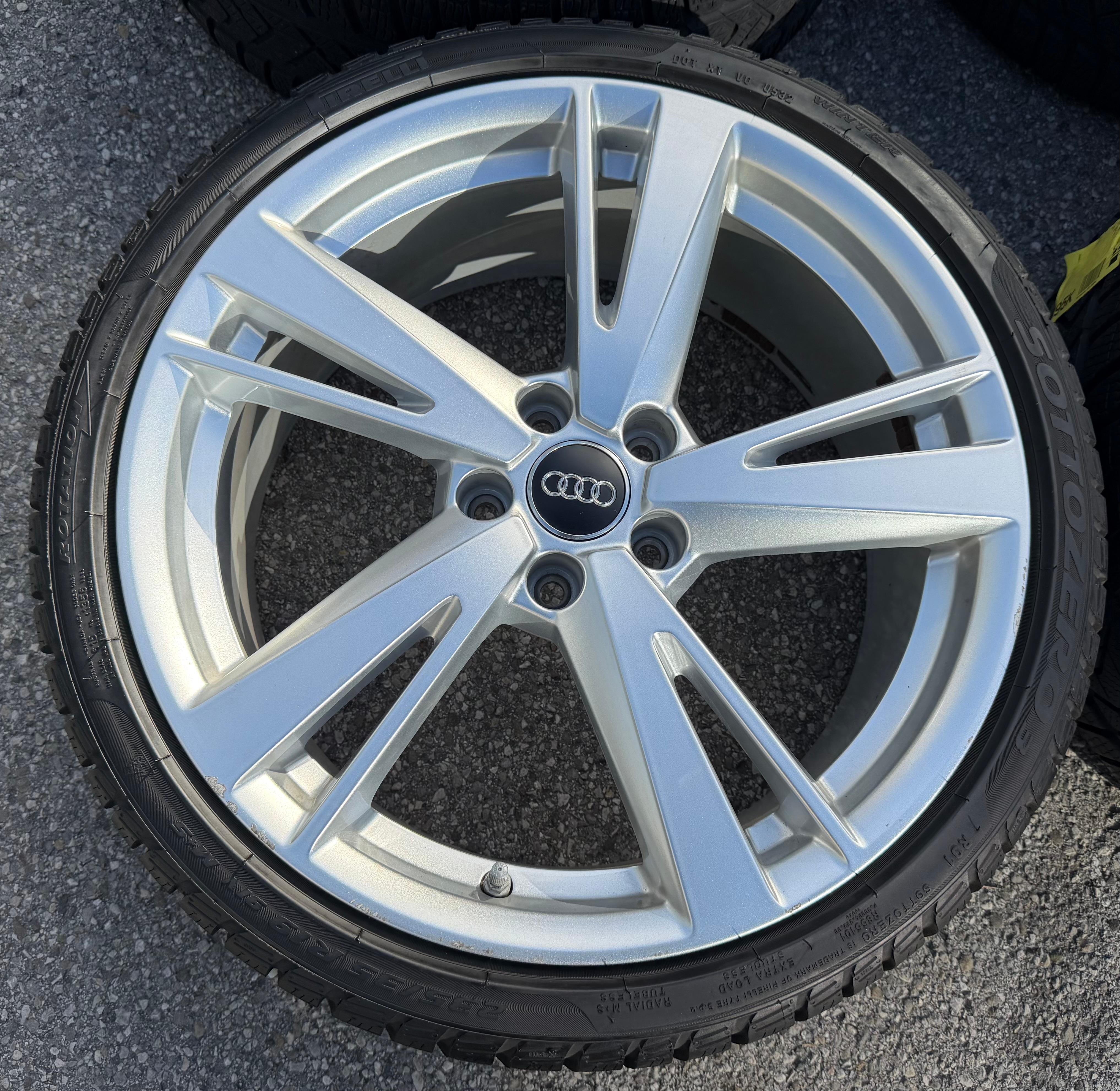 4 RUEDAS DE INVIERNO DE ALUMINIO ORIGINALES DE 19" PARA AUDI A3 S3 8V 8V0601025EJ 235/35R19 91V
